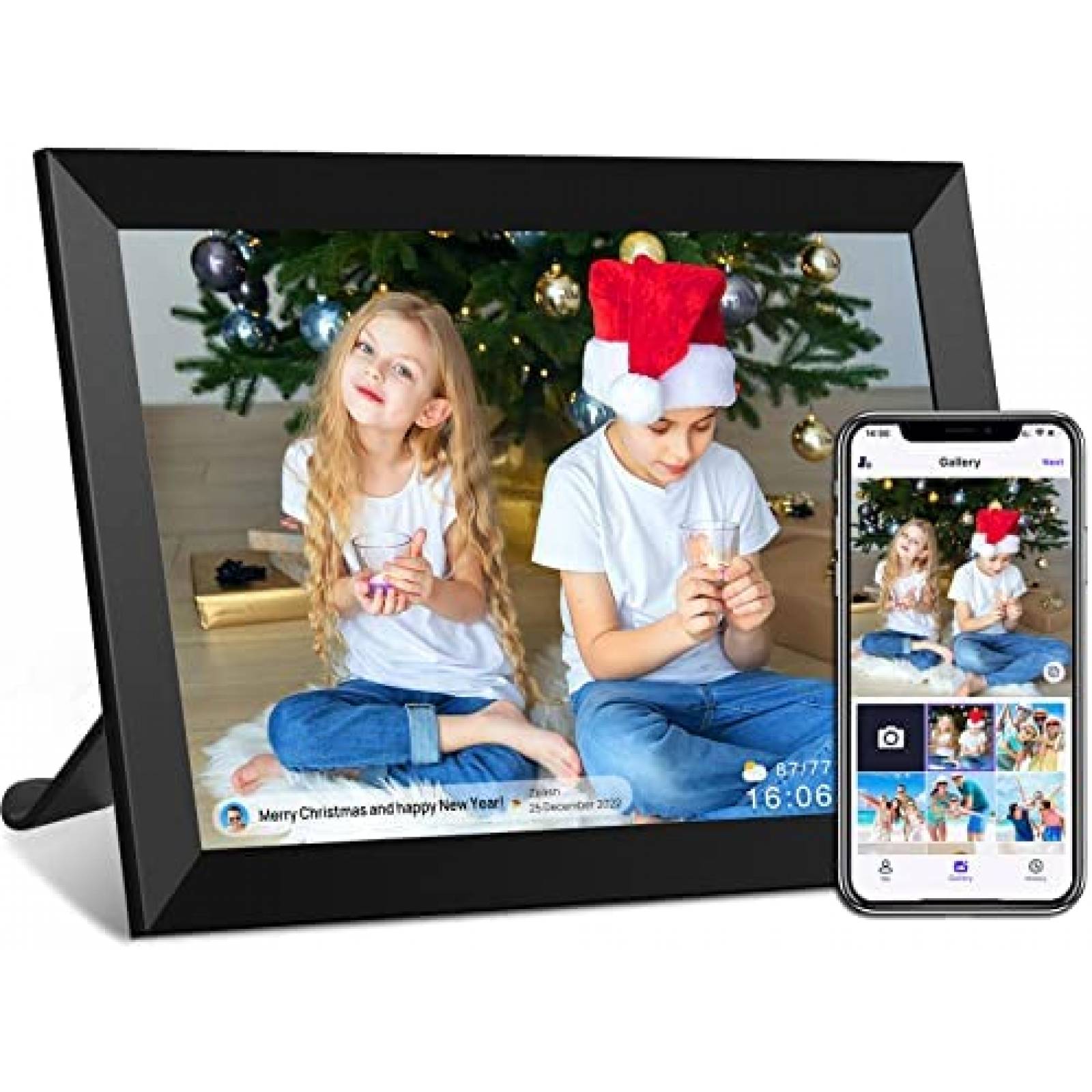 Portaretratos Digital SSA Touchscreen Wifi FHD -Negro