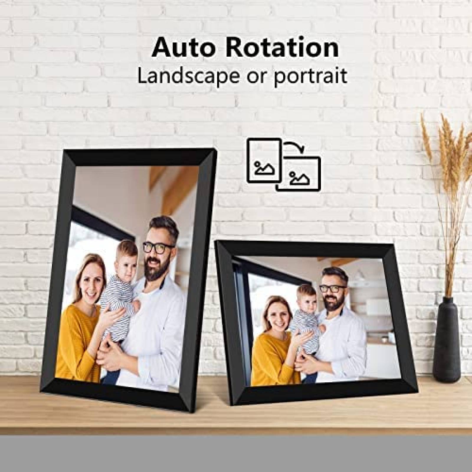 Portaretratos Digital SSA Touchscreen Wifi FHD -Negro