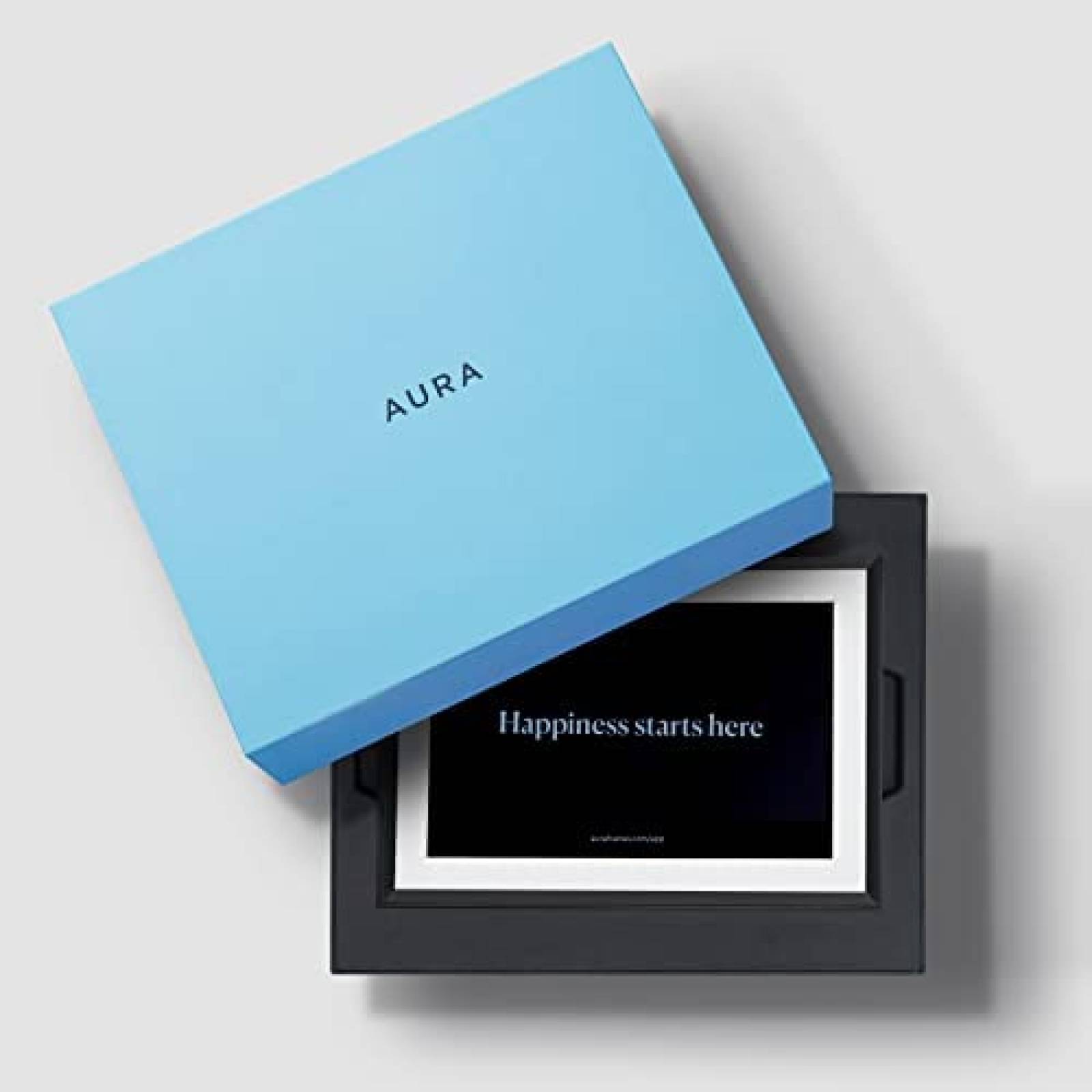 Portaretratos Digital Aura Touchscreen Wifi FHD -Negro