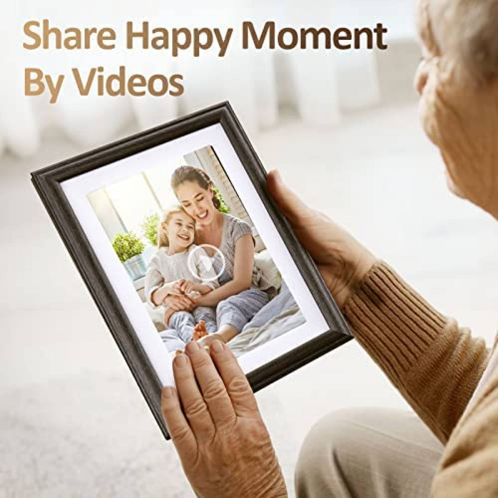 Portaretratos Digital PASTIGIO Touchscreen Wifi FHD -Gris