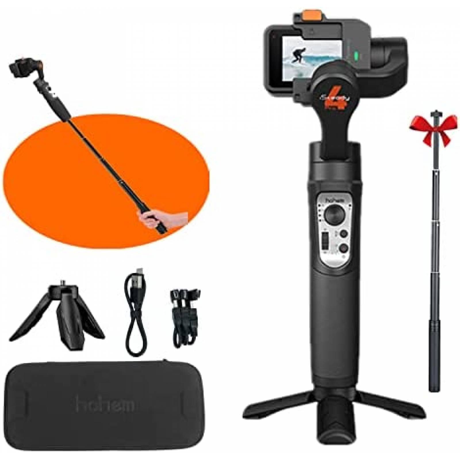 Estabilizador hohem iSteady Pro 4 para Go Pro Hero -Negro