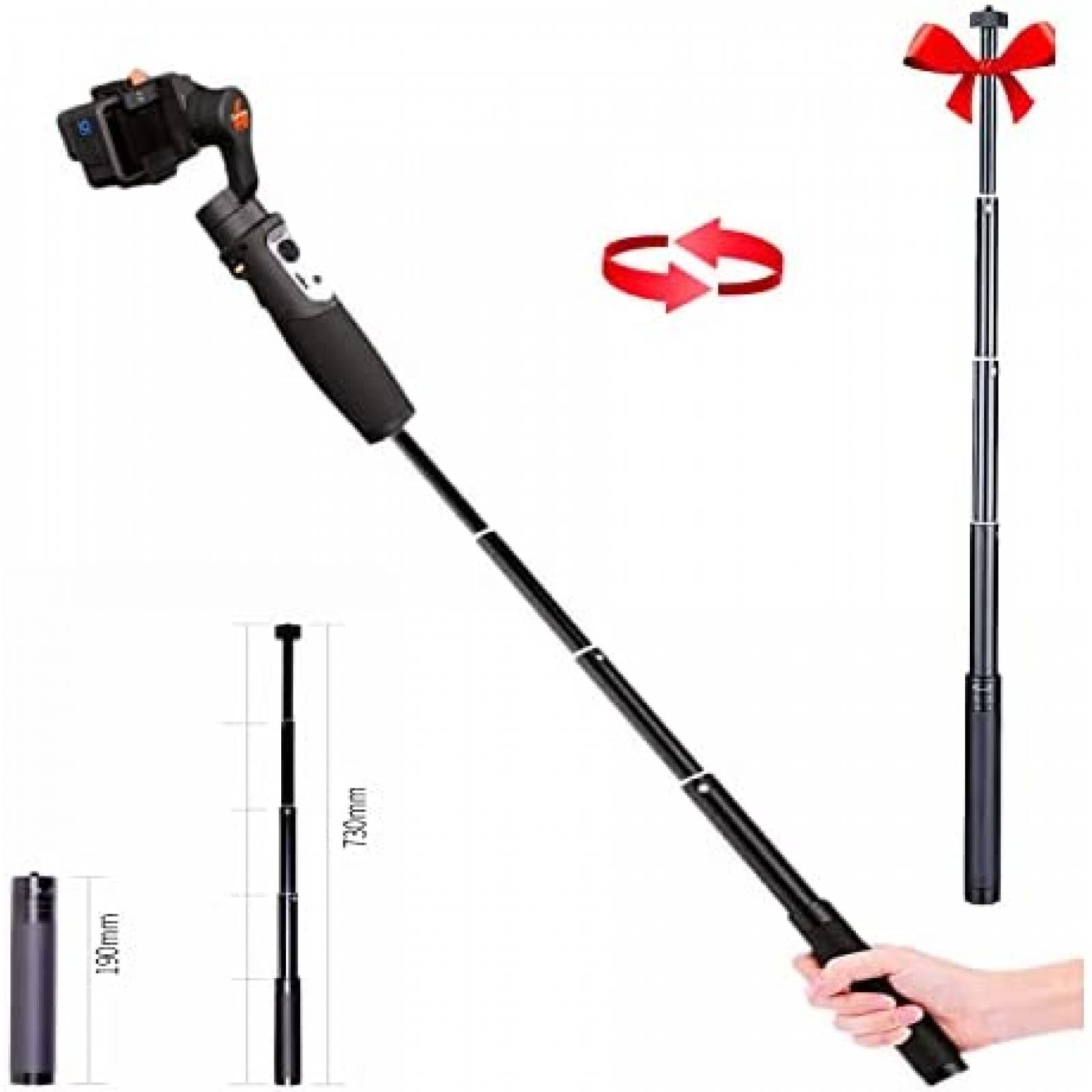 Estabilizador hohem iSteady Pro 4 para Go Pro Hero -Negro