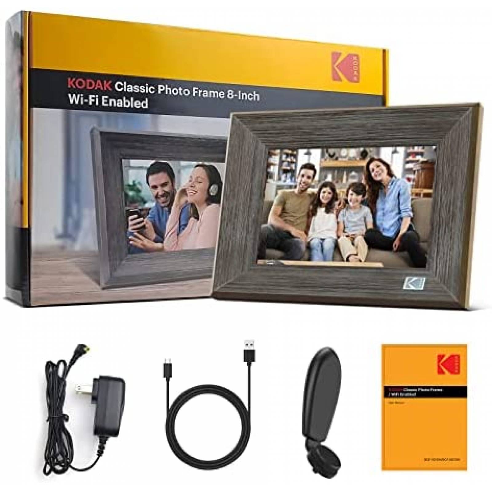 Portaretratos Digital KODAK Touchscreen Wifi FHD -Negro