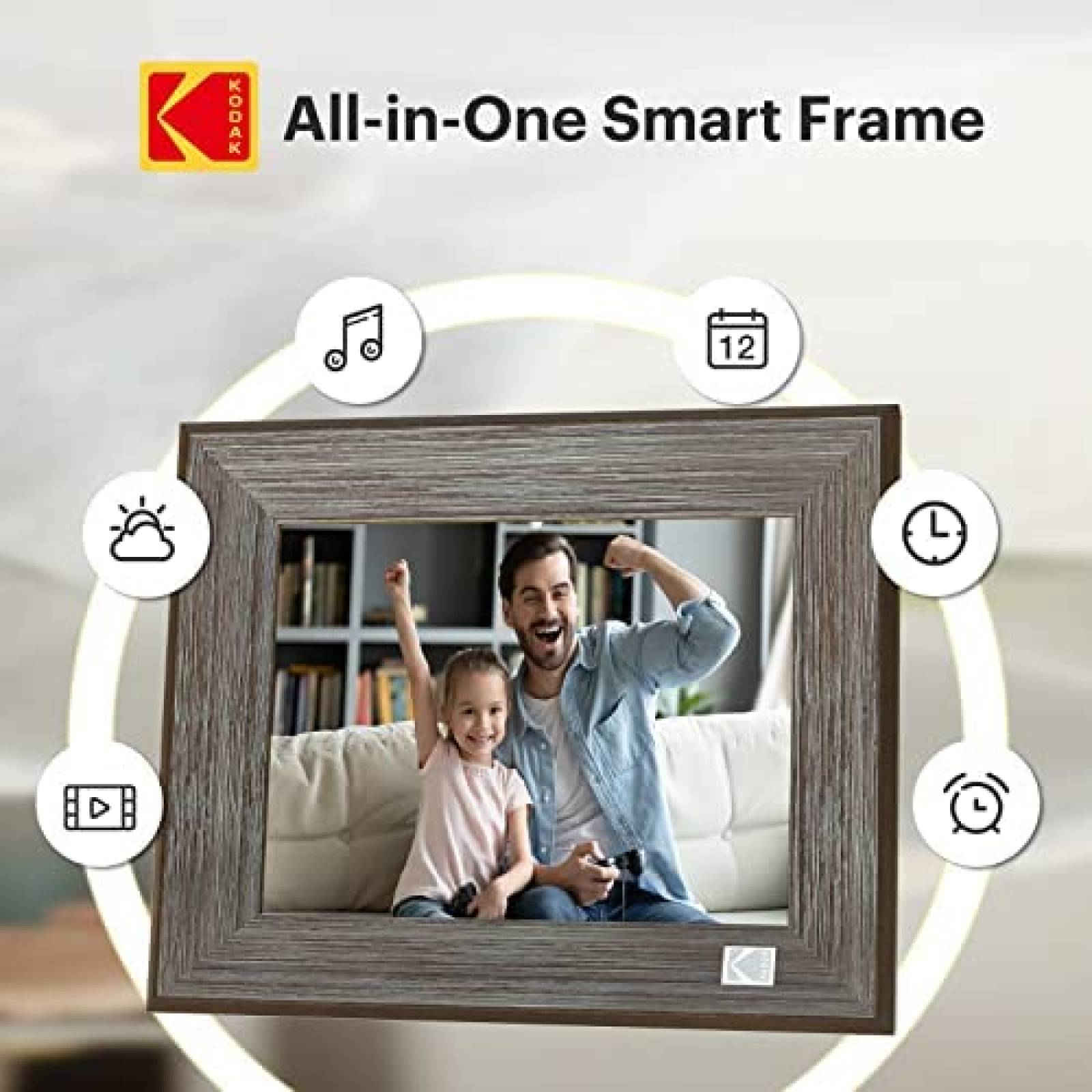 Portaretratos Digital KODAK Touchscreen Wifi FHD -Negro