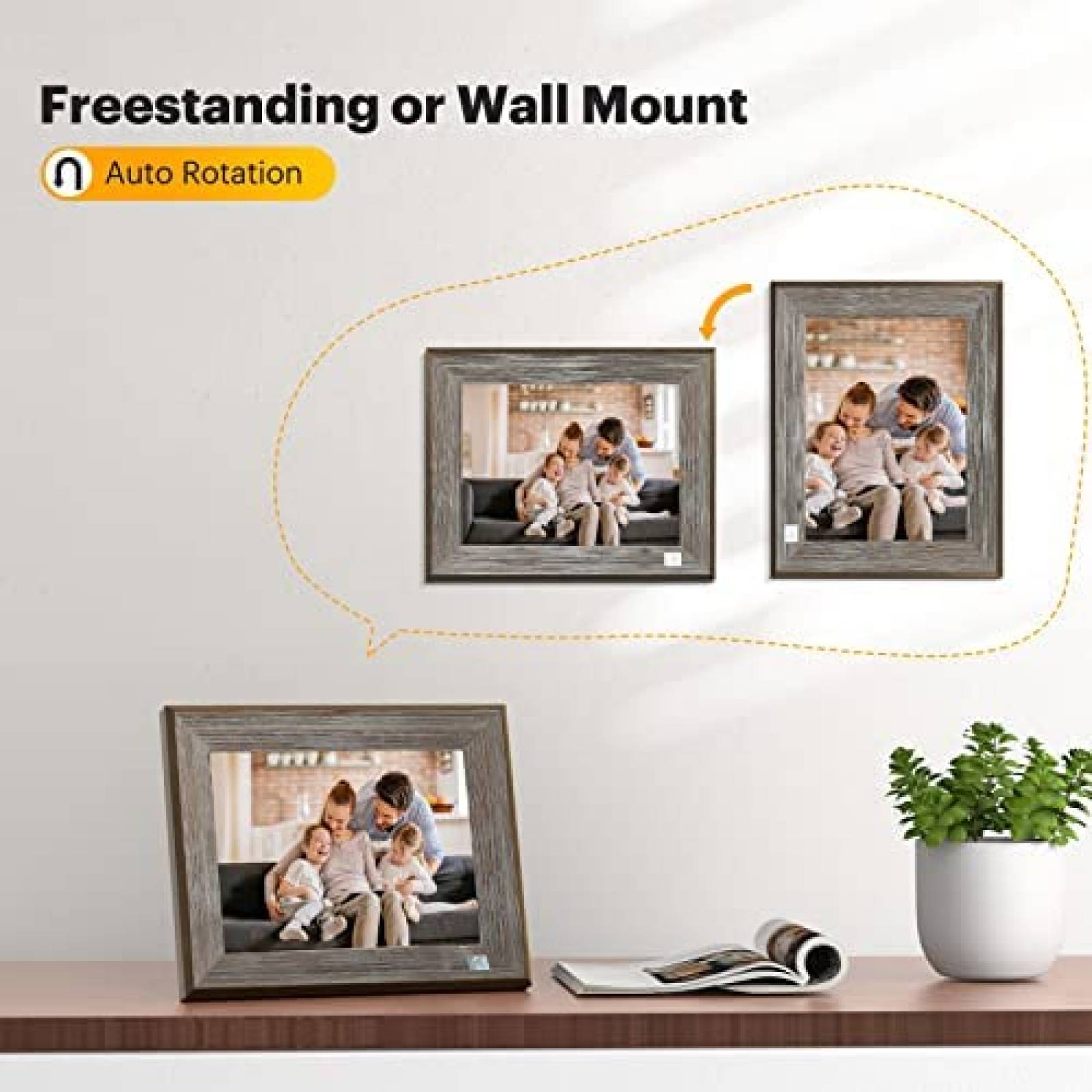 Portaretratos Digital KODAK Touchscreen Wifi FHD -Negro