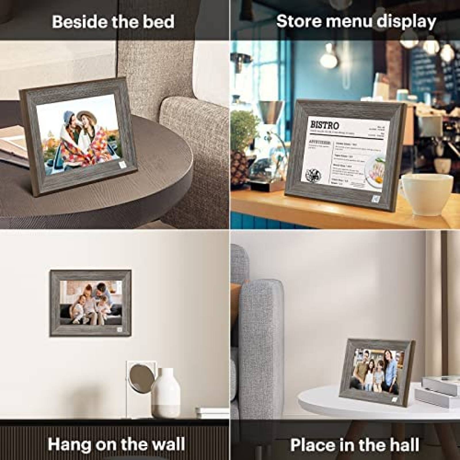 Portaretratos Digital KODAK Touchscreen Wifi FHD -Negro