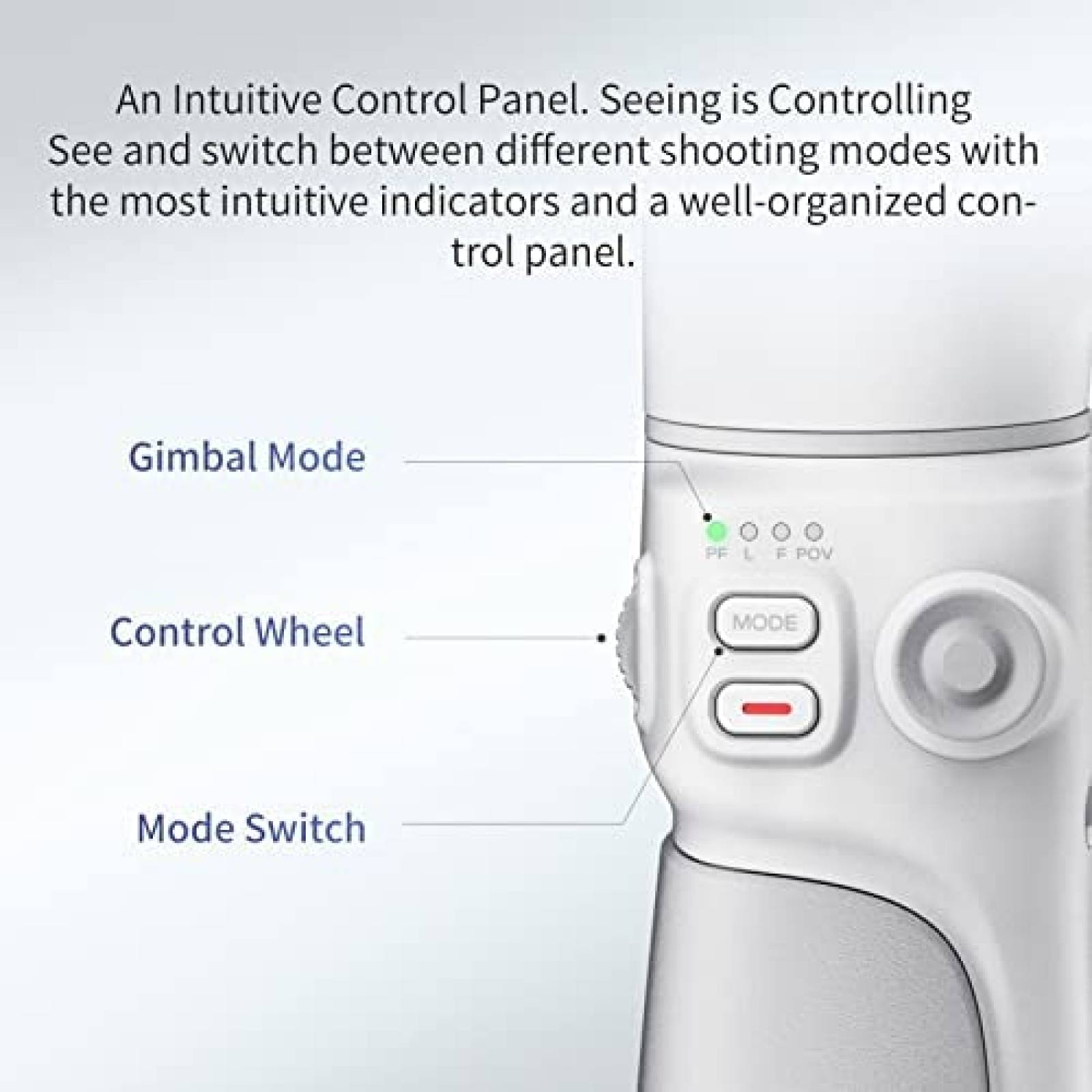 Estabilizador Zhiyun Smooth Q4 para Celular -Negro