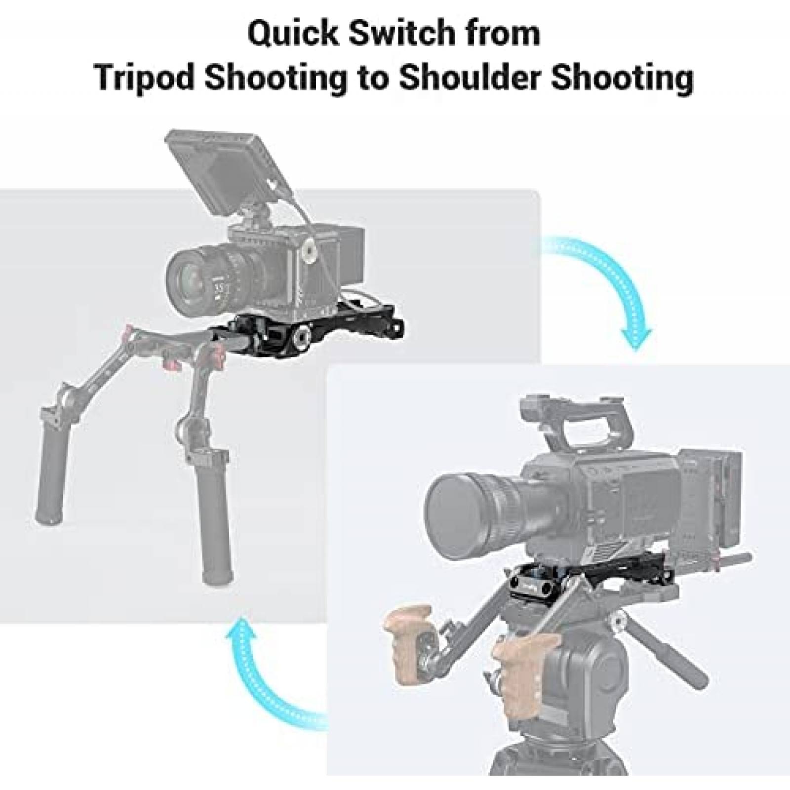 Placa Hombro para Camara SMALLRIG 2837-SR para Sony VCT-14