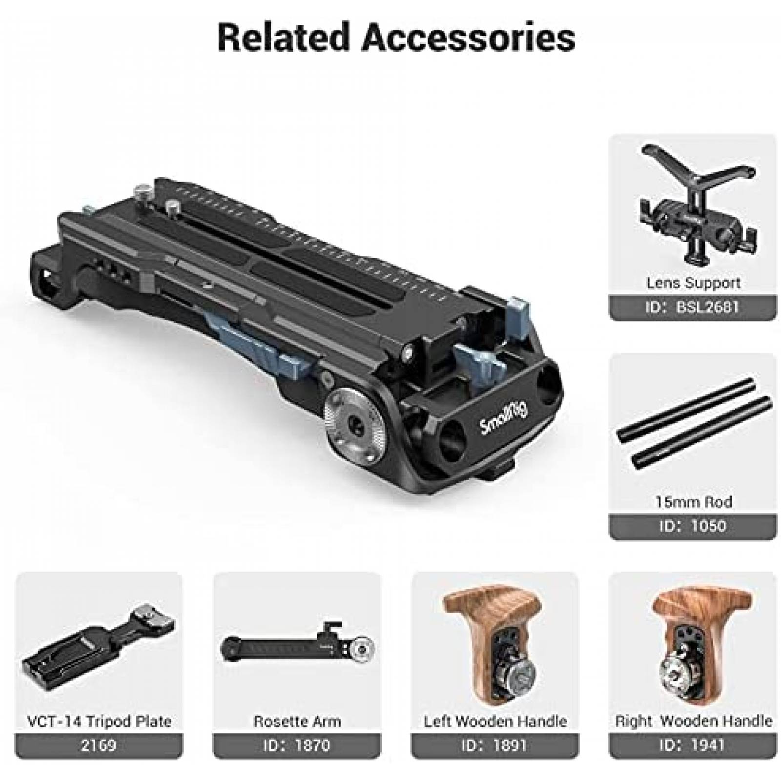 Placa Hombro para Camara SMALLRIG 2837-SR para Sony VCT-14