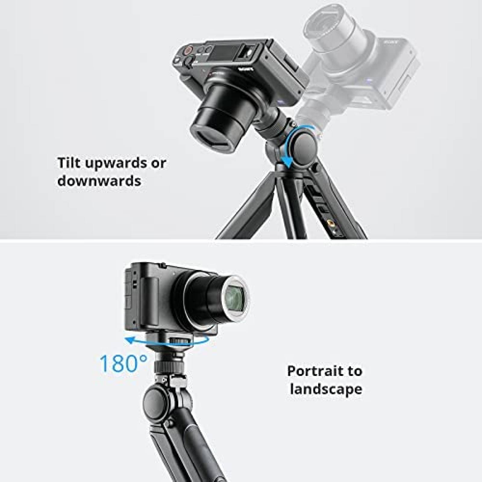 Mini tripie Pgytech Mantispod para Camara Smartphone -Negro