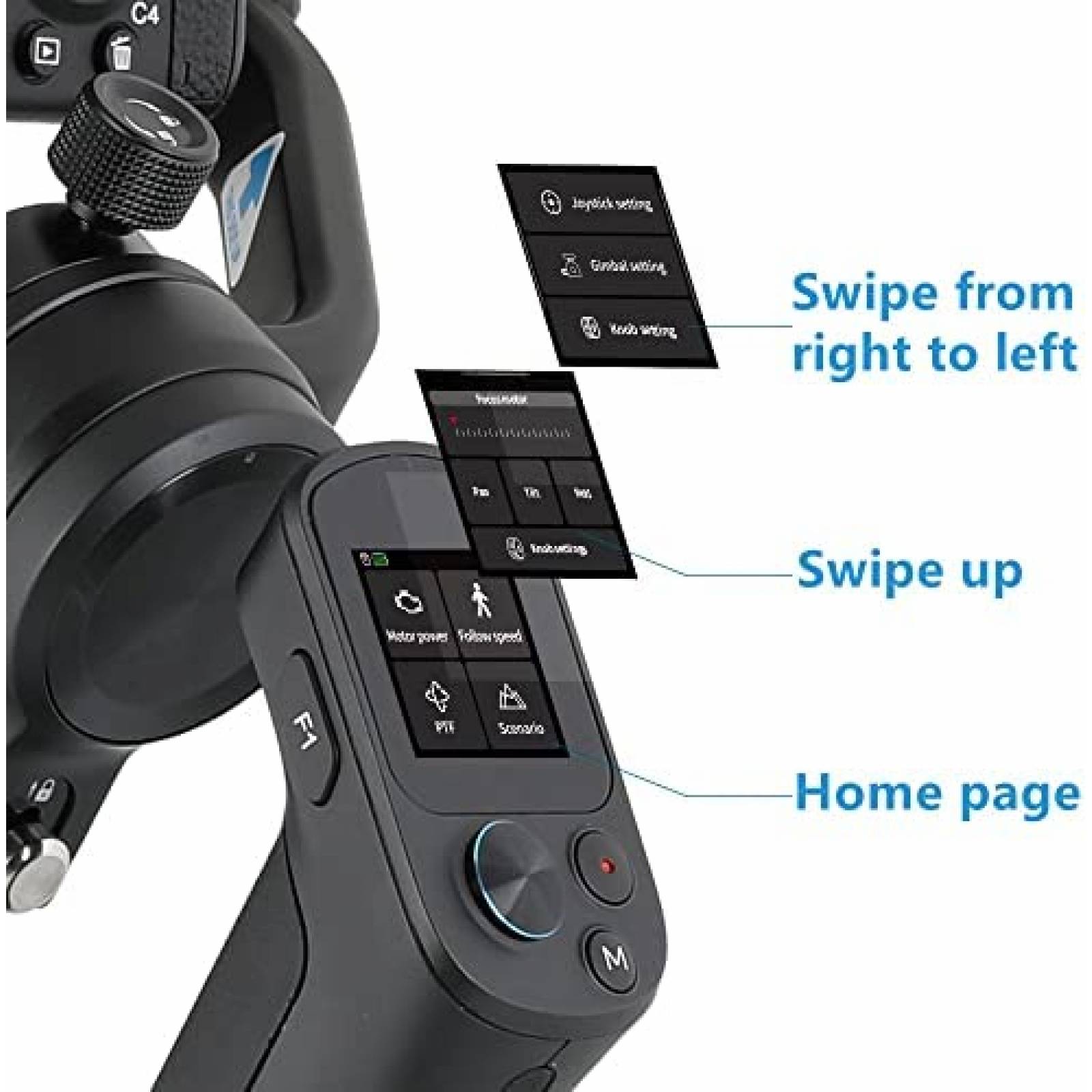 Estabilizador para Camara Feiyutech Scorp Cap. 5.5lbs -Negro