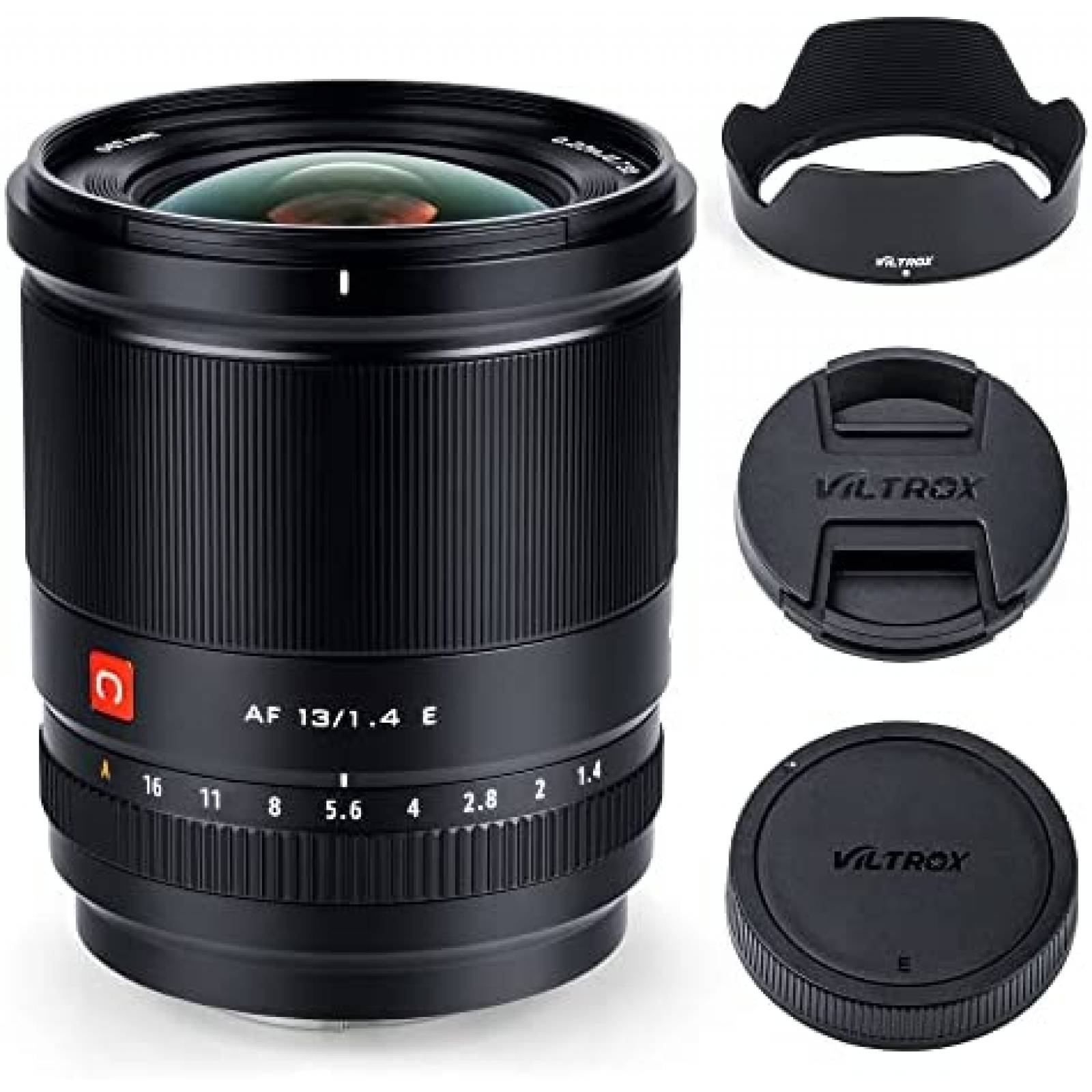 Lente de Camara Viltrox 13mm F1.4 f/1.4 Montaje E -Negro