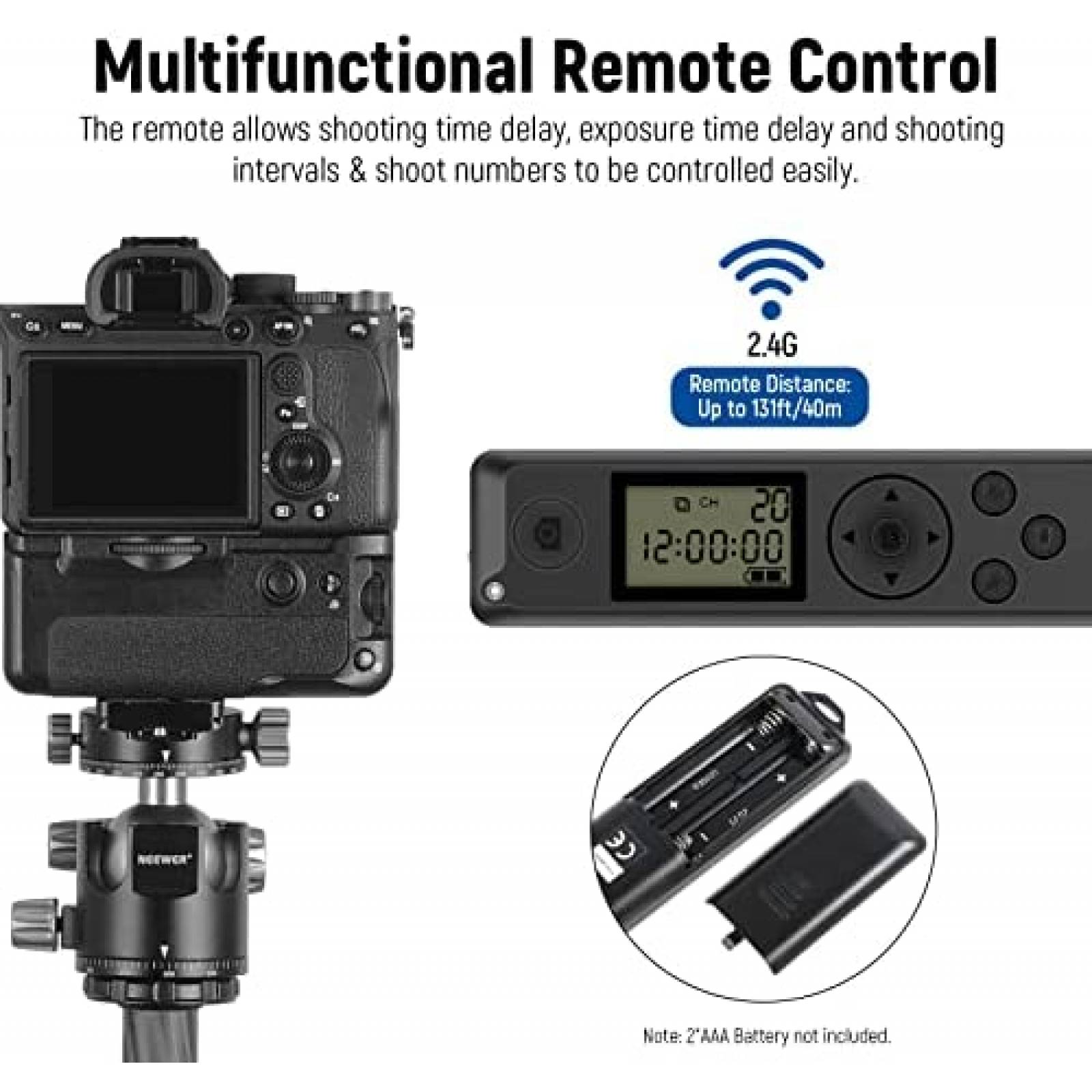 Grip para Bateria de Camara NEEWER NP-FZ100 para Sony a7R