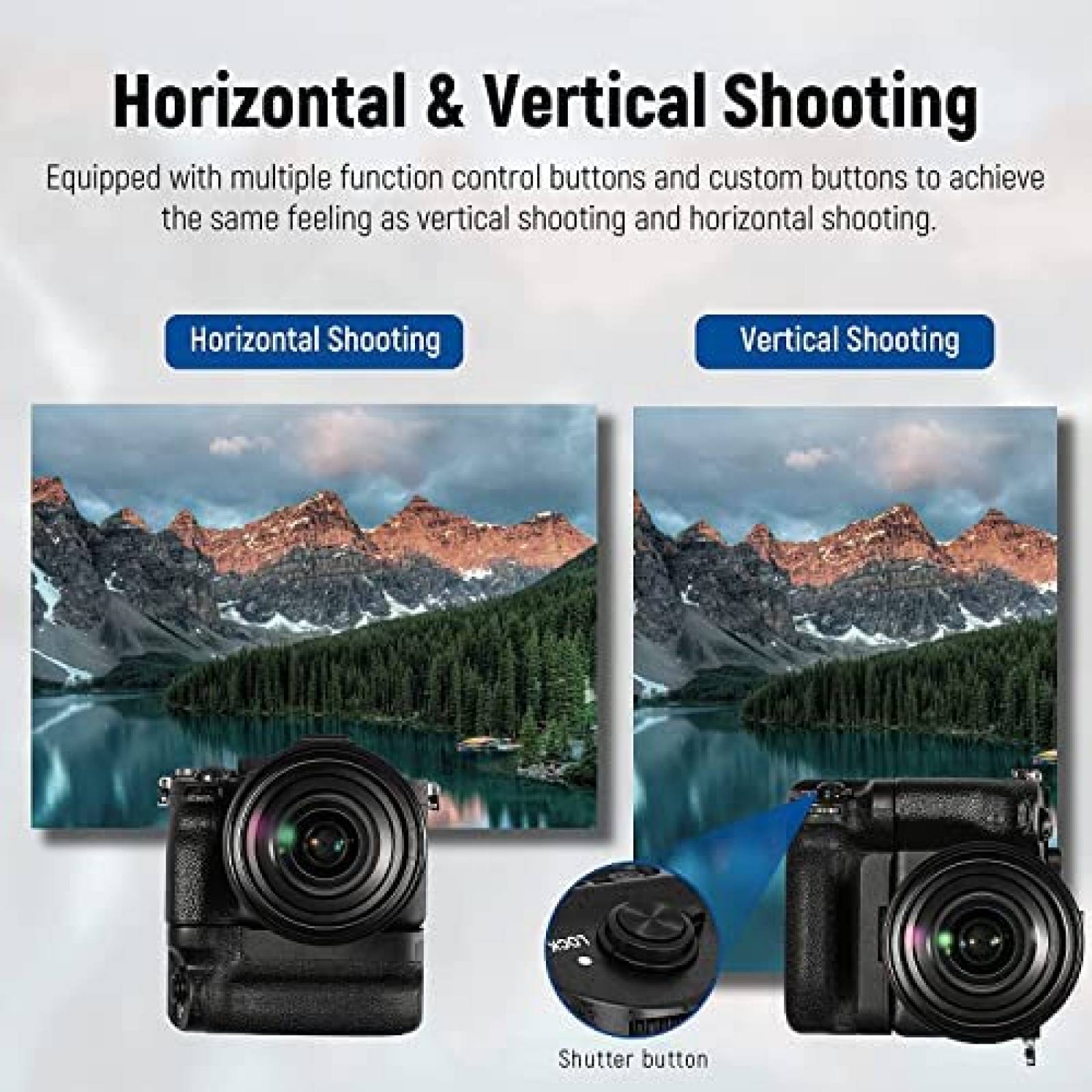 Grip para Bateria de Camara NEEWER NP-FZ100 para Sony a7R