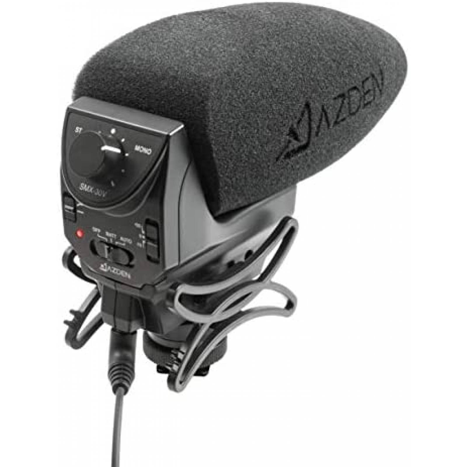 Microfono para Camara Azden SMX-30v Mono/Estereo -Negro