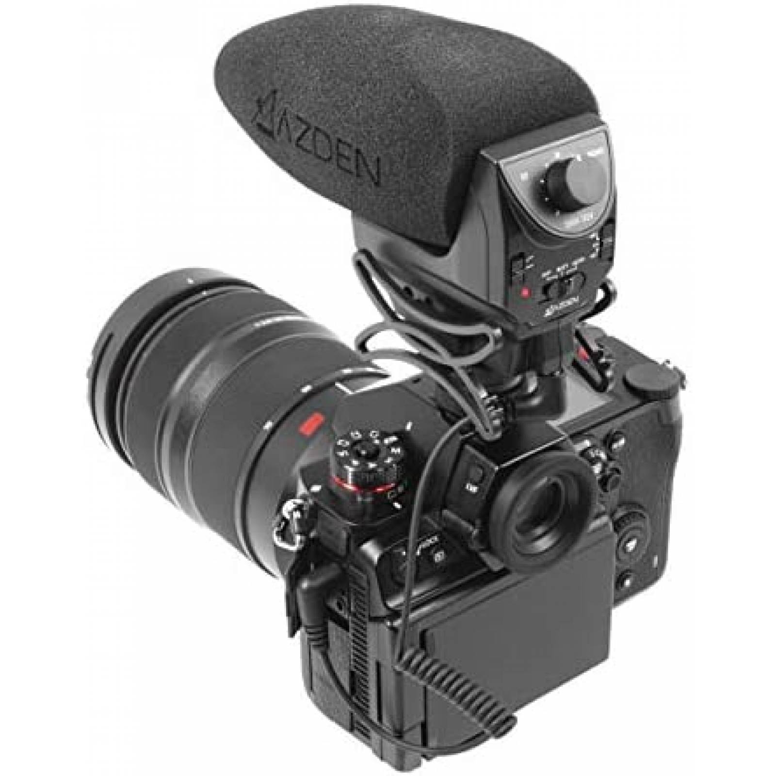 Microfono para Camara Azden SMX-30v Mono/Estereo -Negro