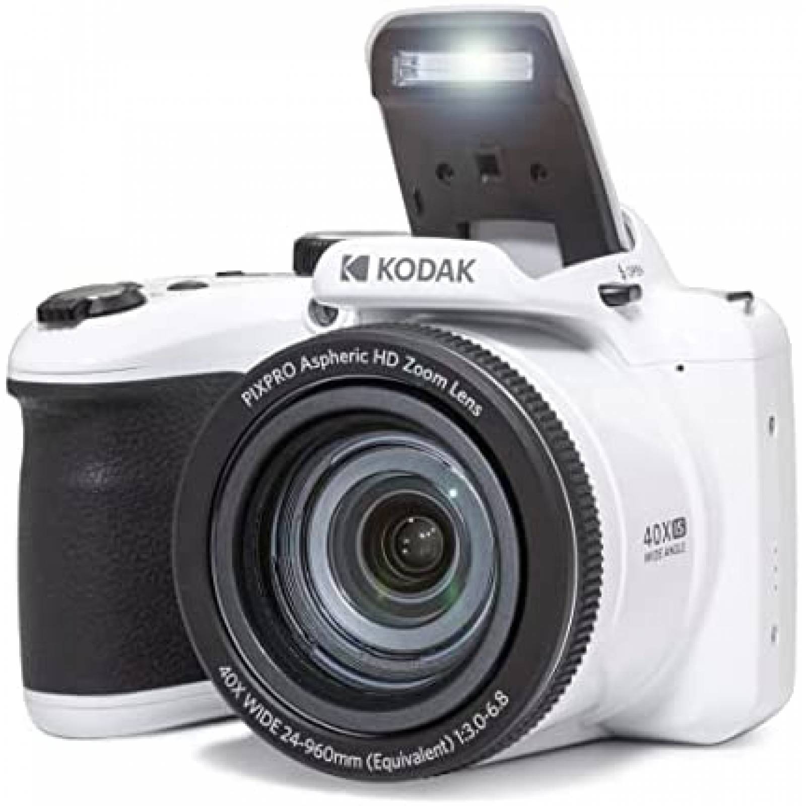 Camara KODAK AZ405 PIXPRO 3" LCD 20MP 40X Zoom FHD -Blanco