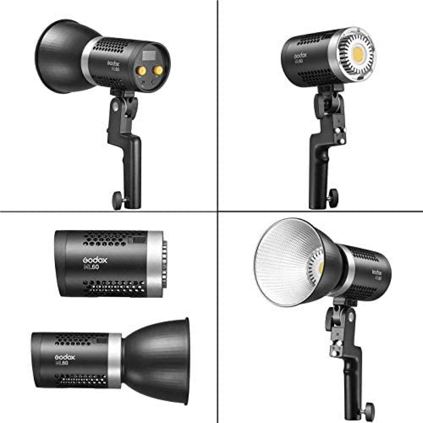 Kit de Iluminacion Godox ML60 60W Led con Filtro de Panal -N