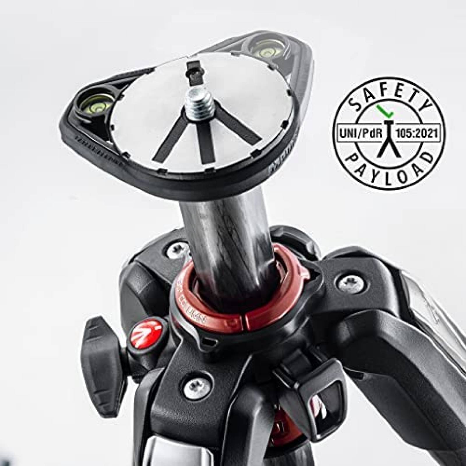 Tripie Manfrotto 055 Aluminio 168cm 9kg Cabezal 360 y Nivel