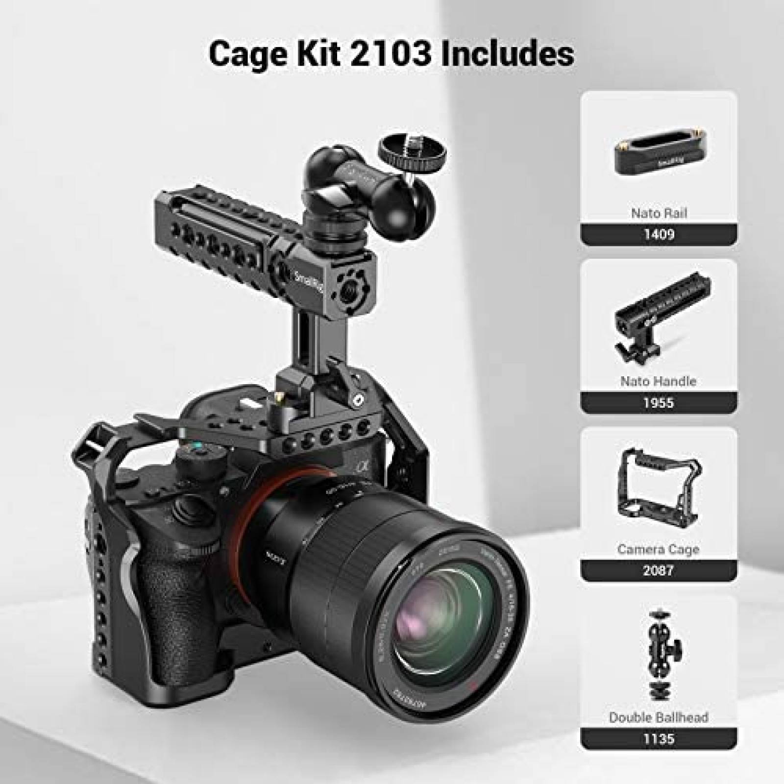 Kit Jaula para Camara SMALLRIG Para Sony A7RIII/A7III -Negr