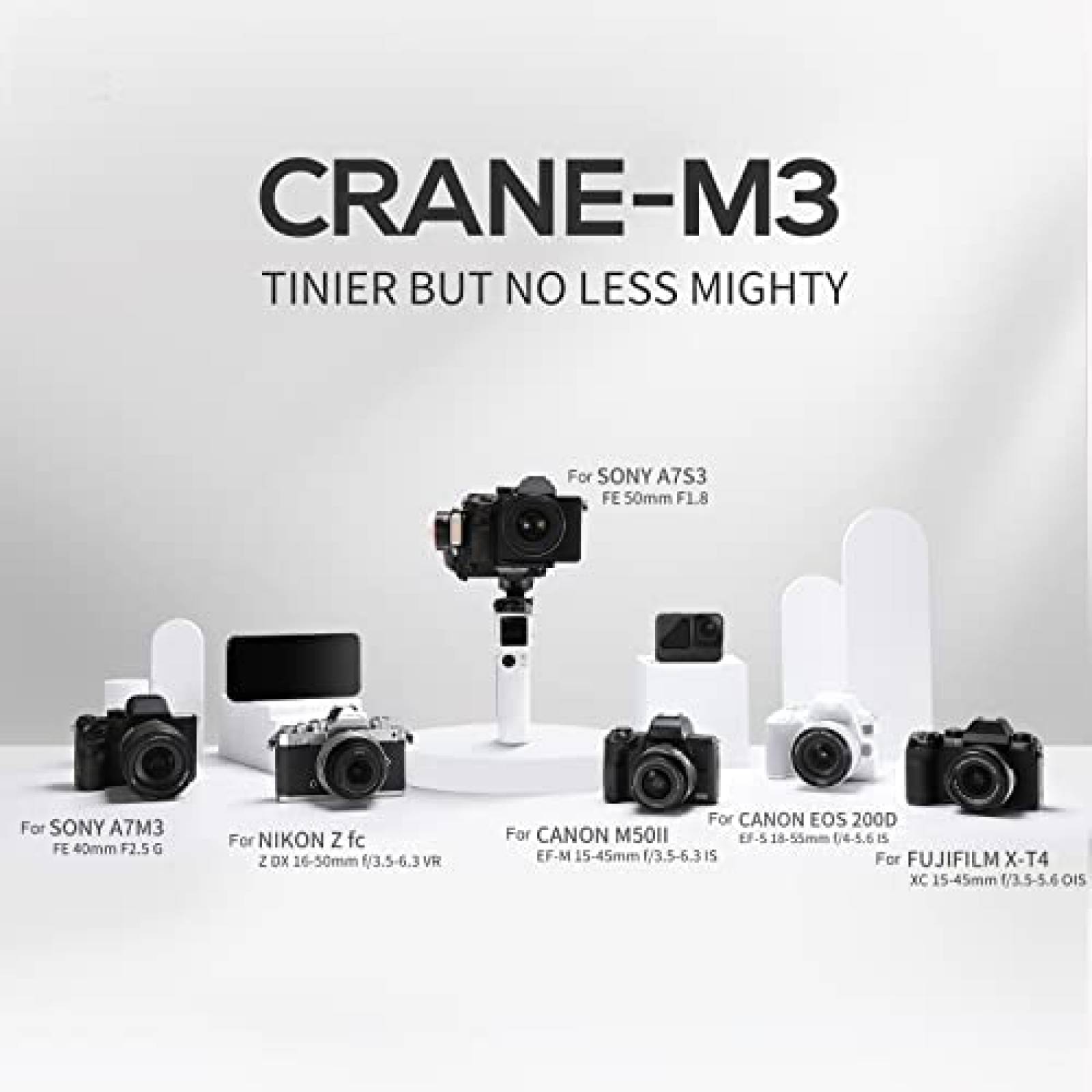 Estabilizador para Camara Zhiyun Crane M3 Pro -Negro