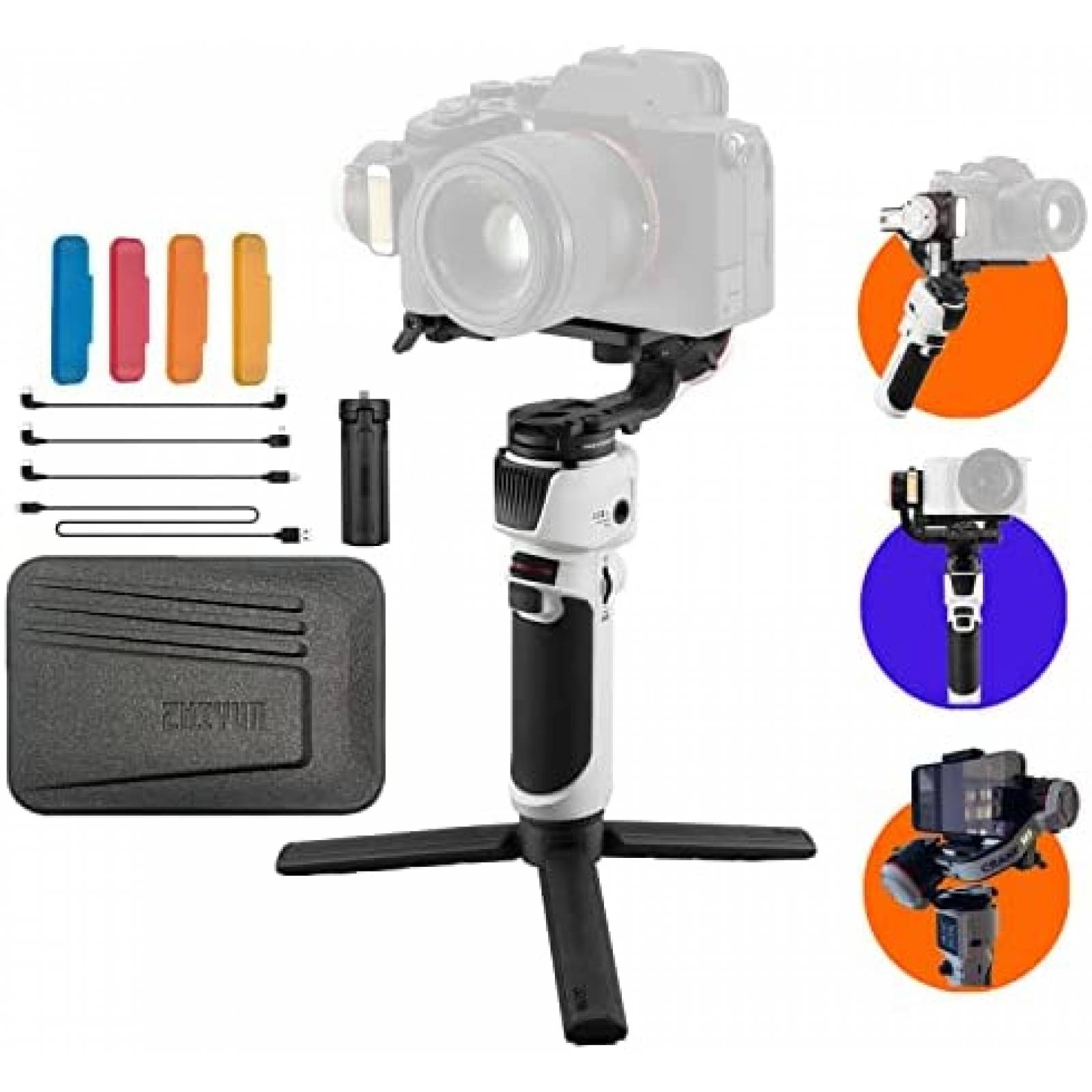 Estabilizador Gimbal Zhiyun Crane-M3 3-Axis con Accesorios