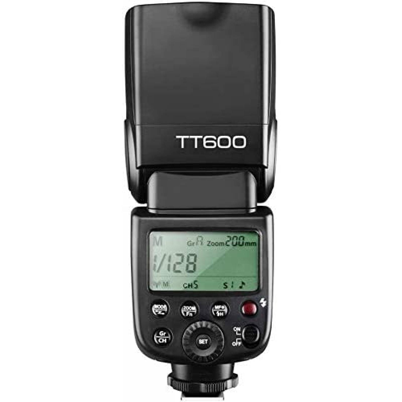 Kit Flash Godox TT600 + accesorios para Nikon Sony -Negro