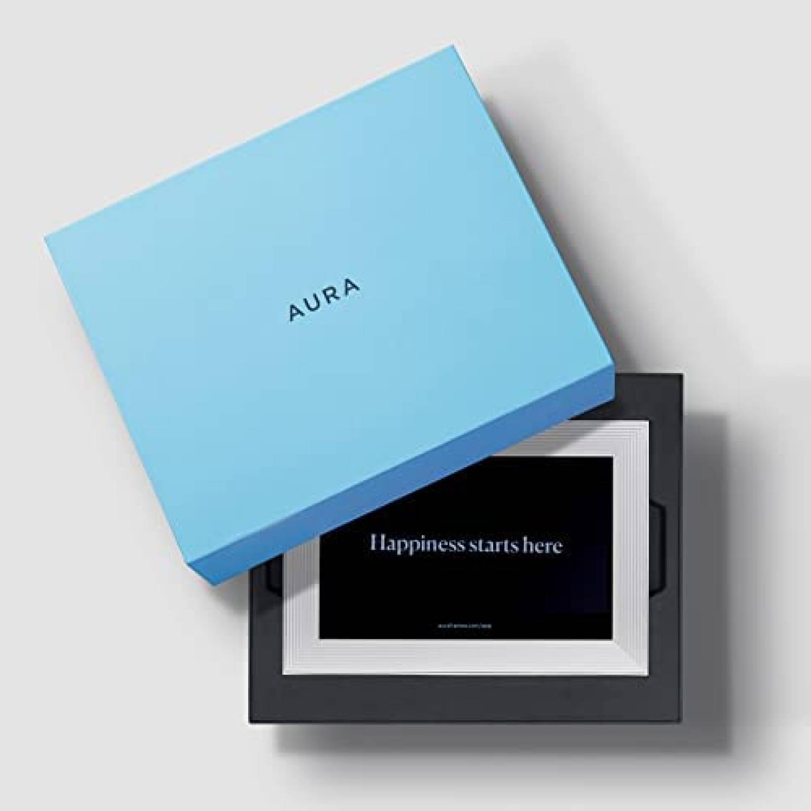 Portaretratos Digital Aura Touchscreen Wifi FHD -Negro