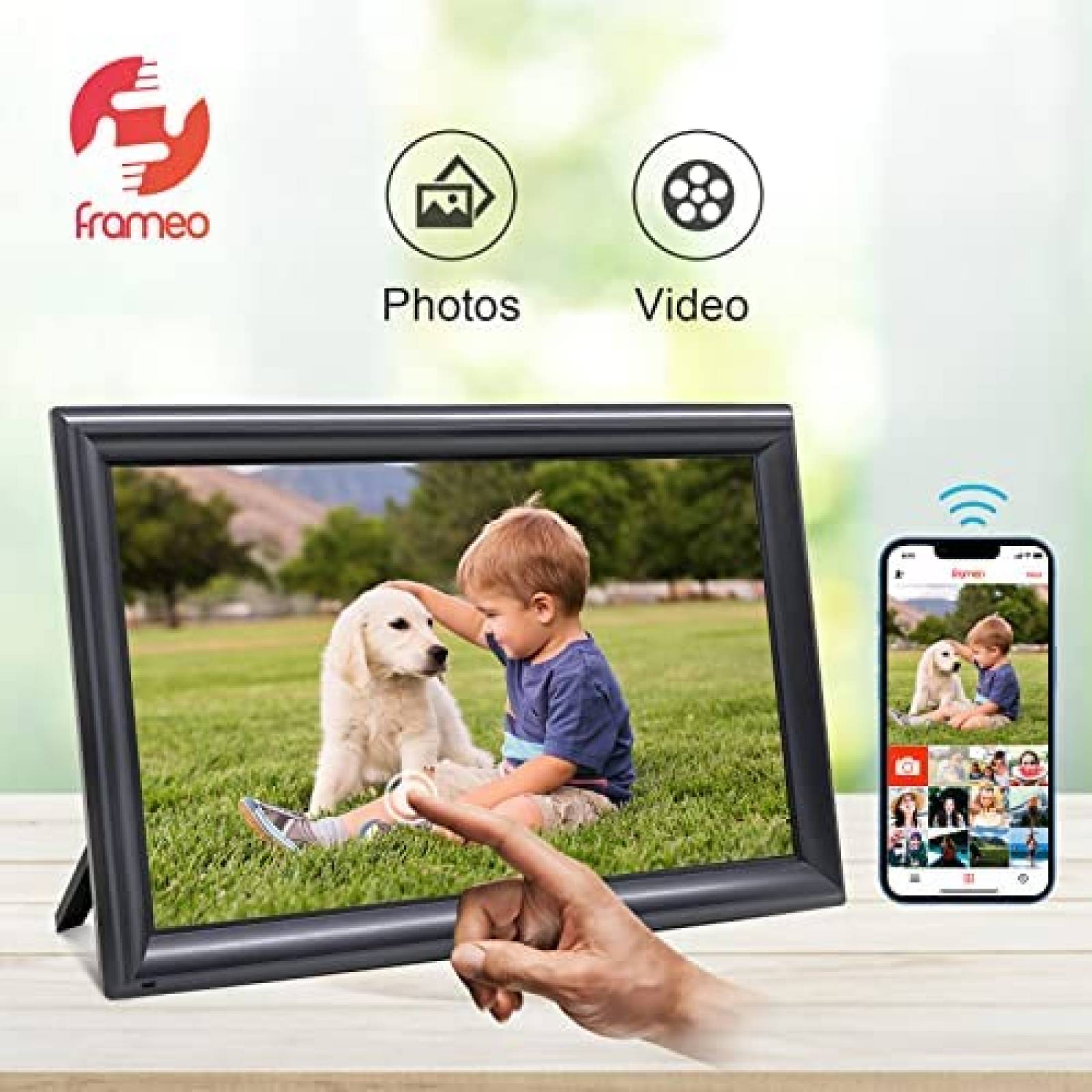 Portaretratos Digital Akimart 13.5" Tactil 3K WiFi 32 GB