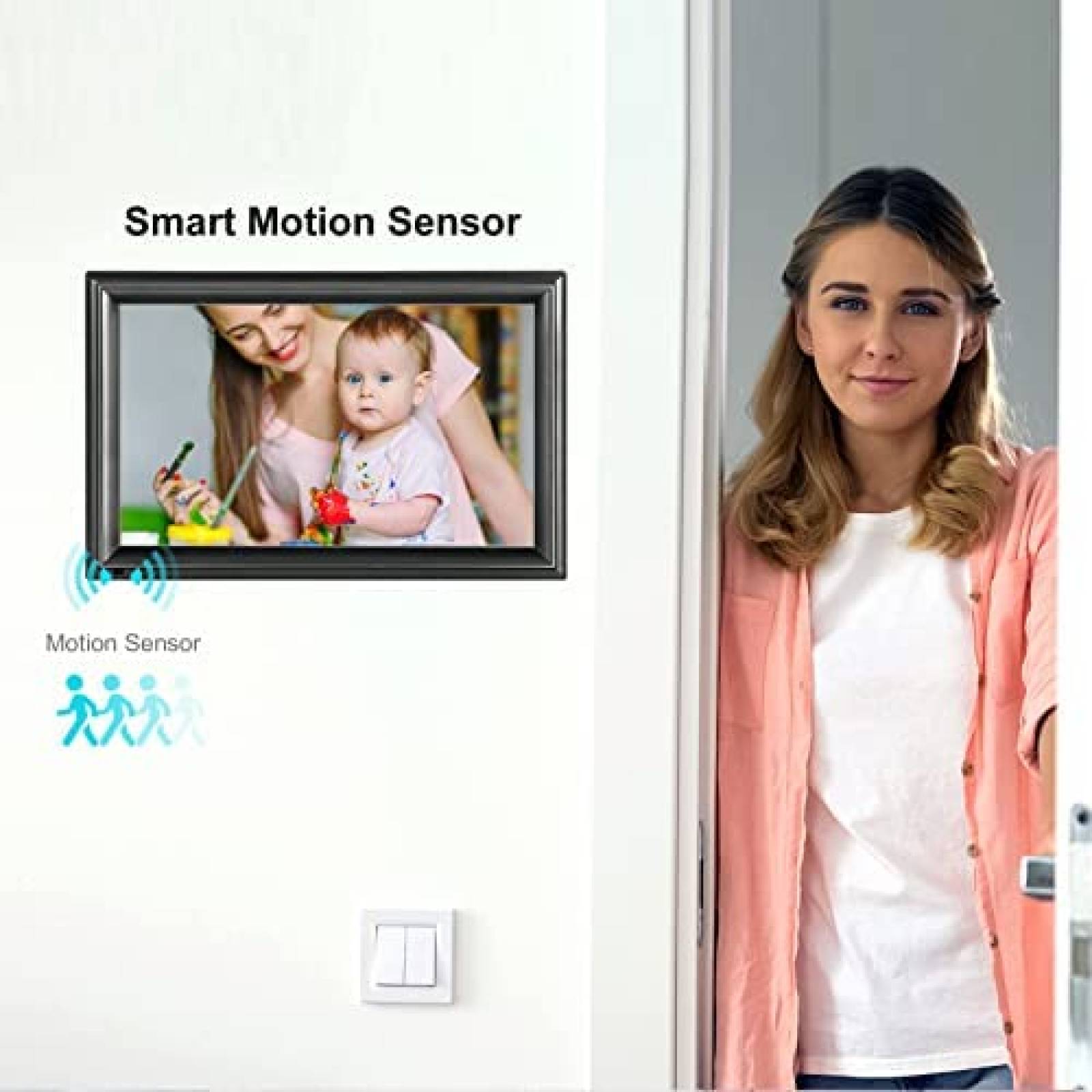 Portaretratos Digital Akimart 13.5" Tactil 3K WiFi 32 GB
