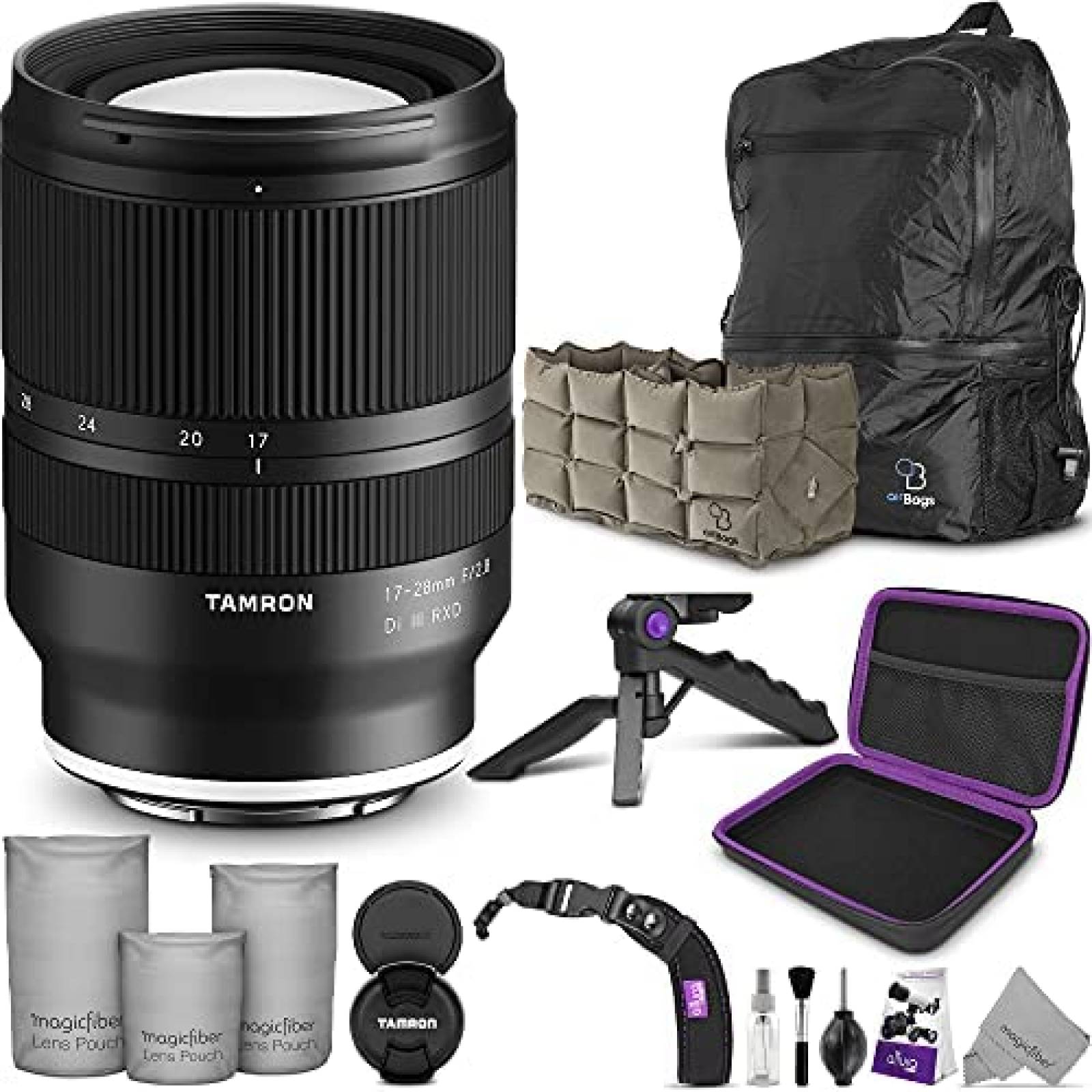 Kit de Lente Tamron 17-28 mm f/2.8 para Sony E + Accesorios