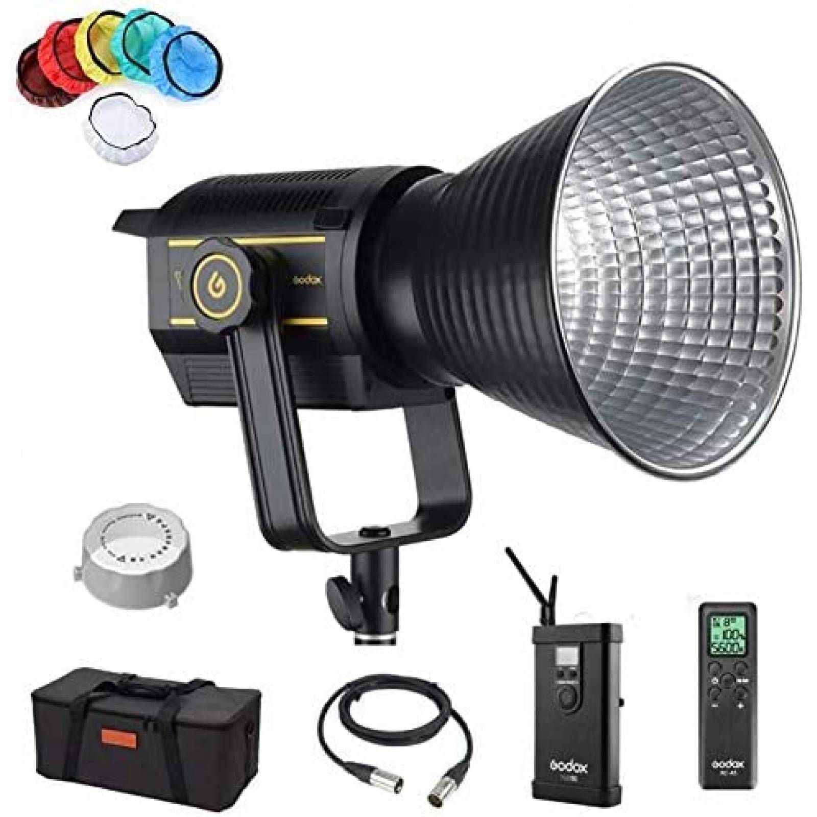 Kit de Iluminacion Godox VL150 150W Led 5600K Control -Negro