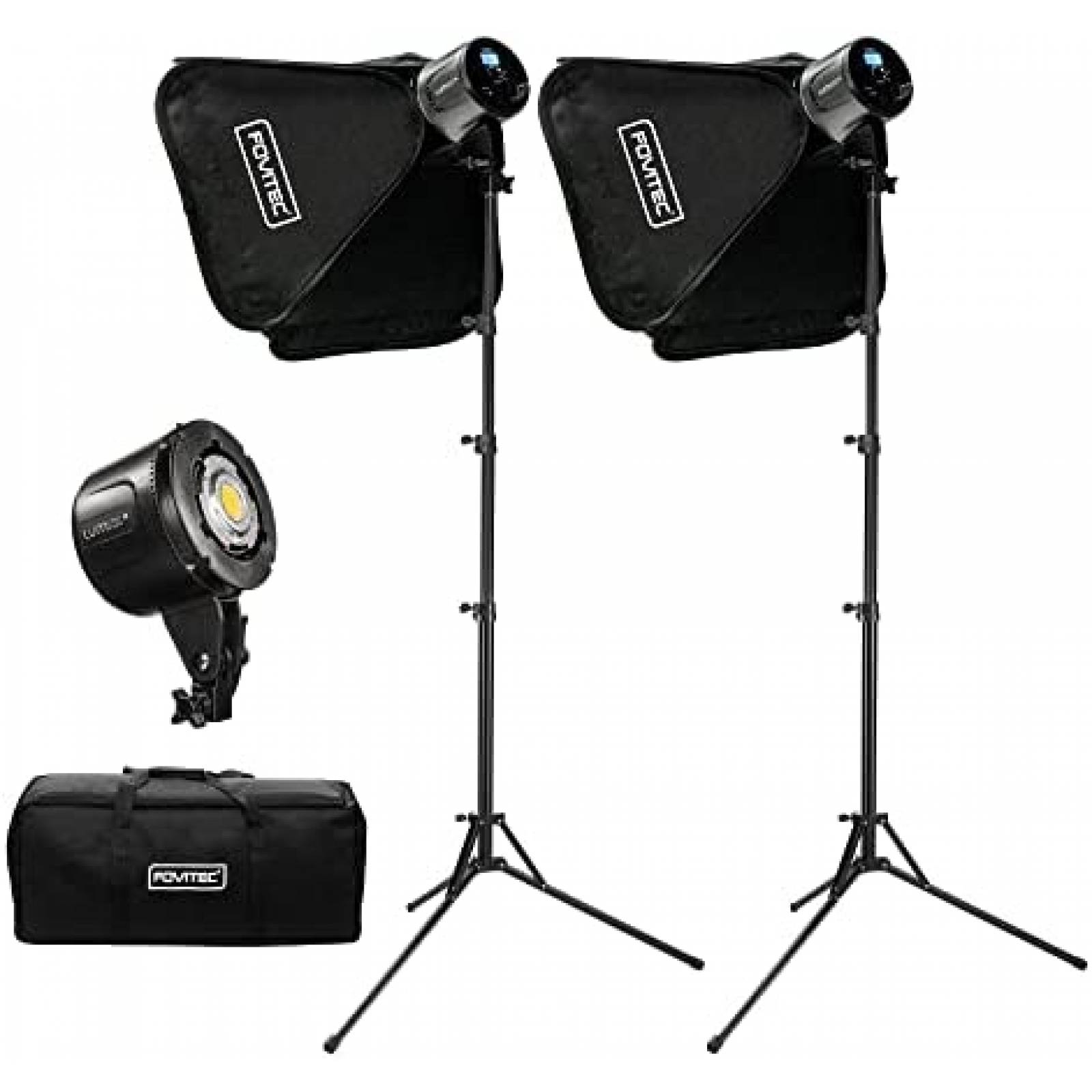 Caja De Luz FOVITEC Con Luz Y Bolsa De Transporte -Negro