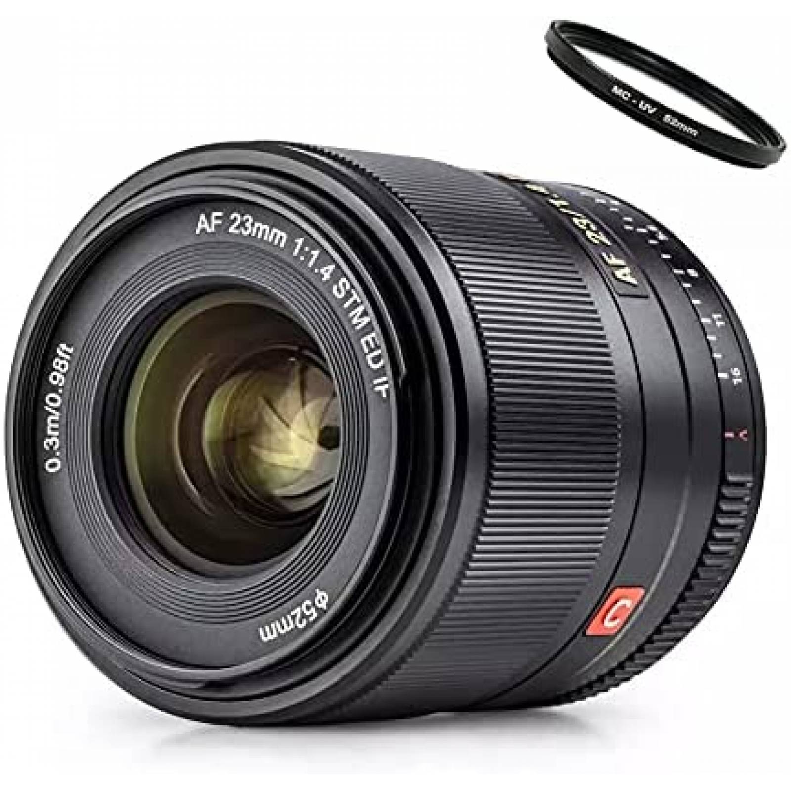 Lente de Camara VILTROX 23mm F1.4 para Sony E -Negro