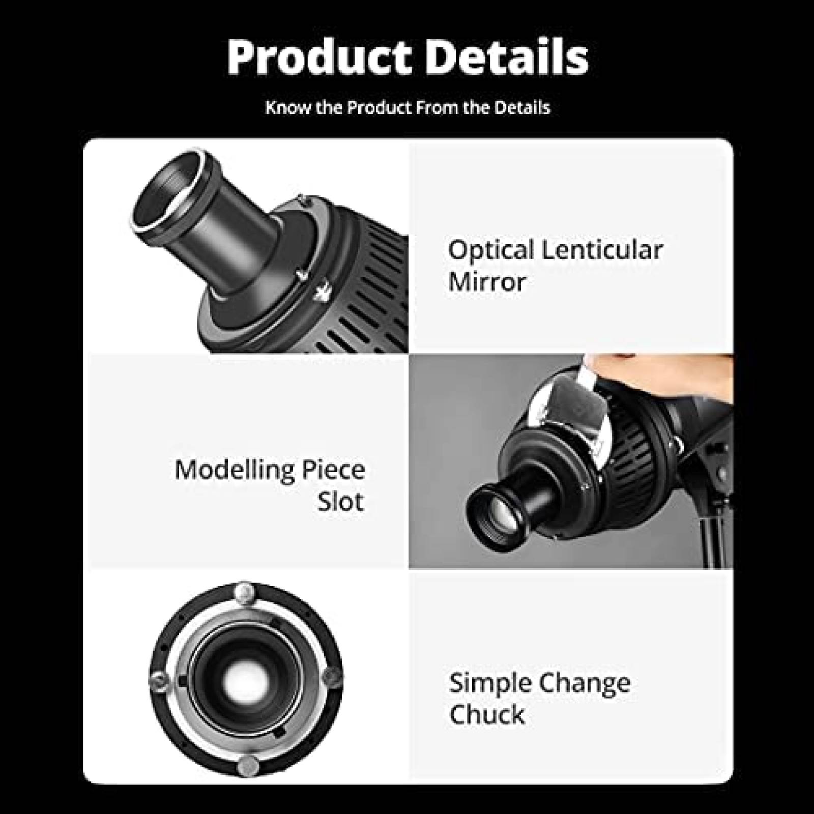 Cilindro de Luz Fotografica AMBITFUL AL-16 Montura Elinchrom