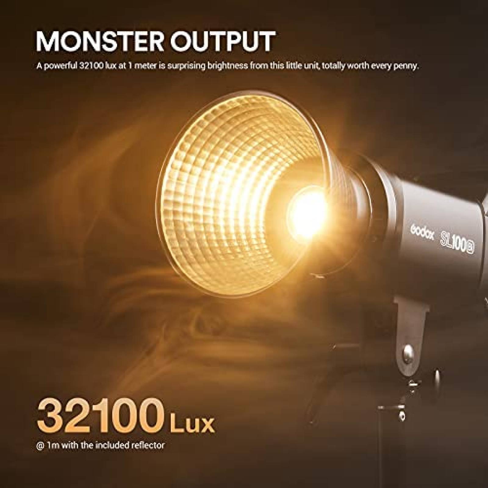 Luz de Video/Fotografia Continua GODOX LED 100W -Negro