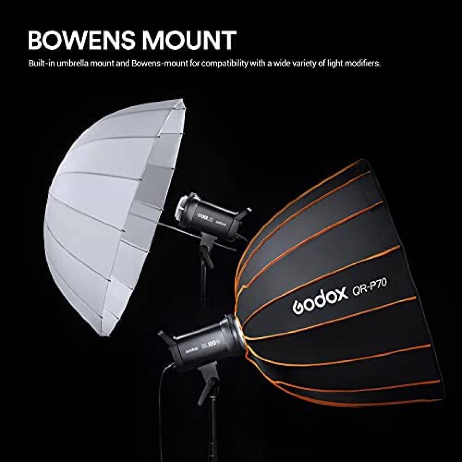 Luz de Video/Fotografia Continua GODOX LED 100W -Negro