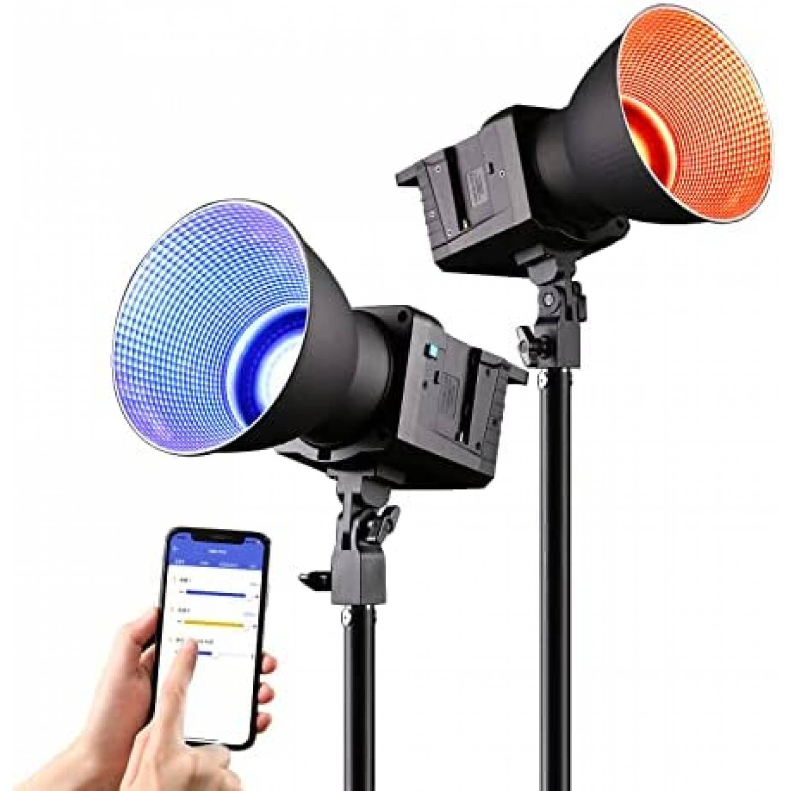 Luz de Video/Fotografia Continua SUTEFOTO LED RGB 100W Negro