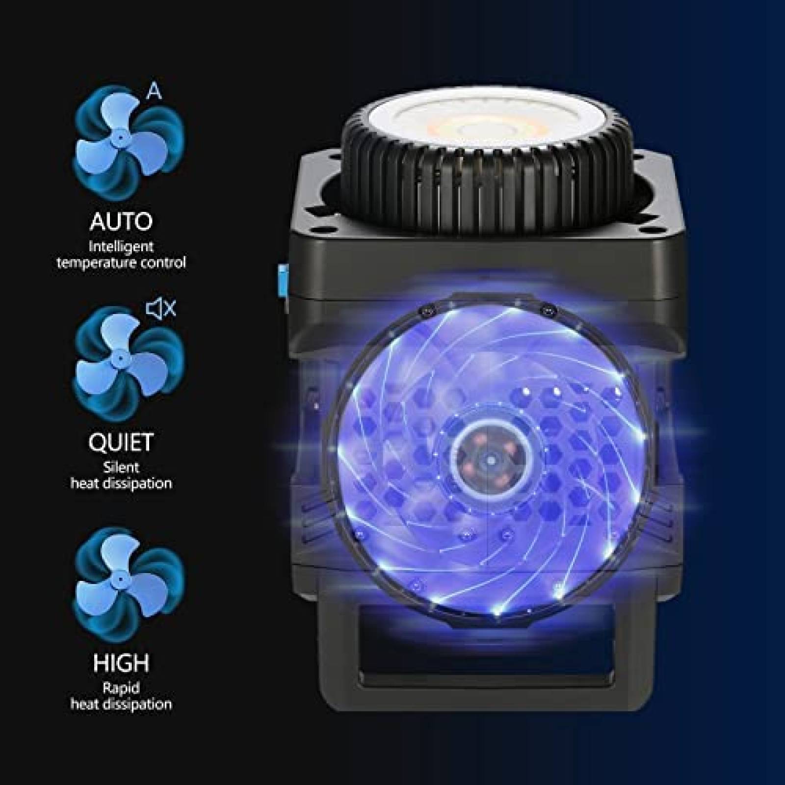 Luz de Video/Fotografia Continua SUTEFOTO LED RGB 100W Negro