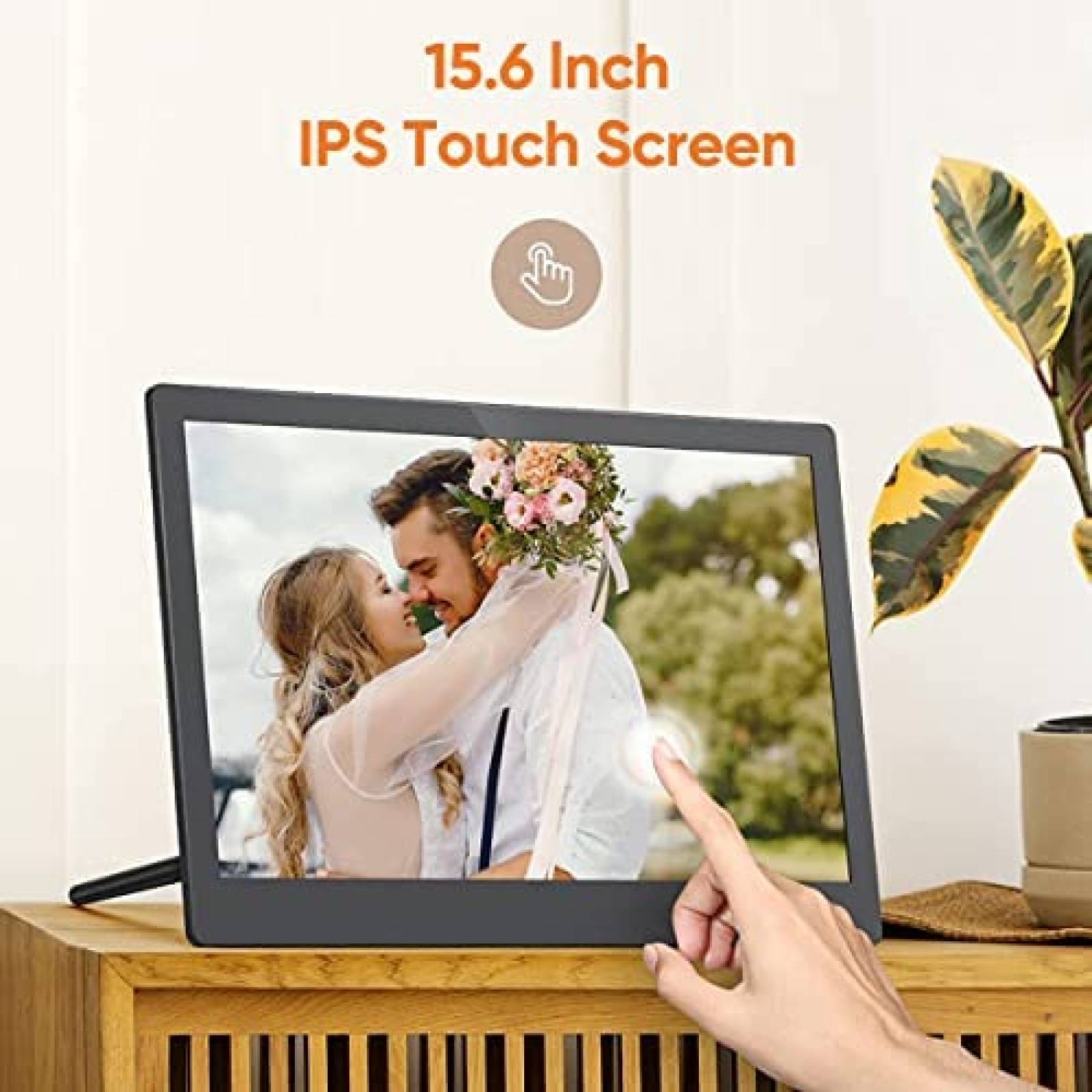 Portaretratos Digital Arzopa 15.6" 1920 x 1080 16 GB -Negro