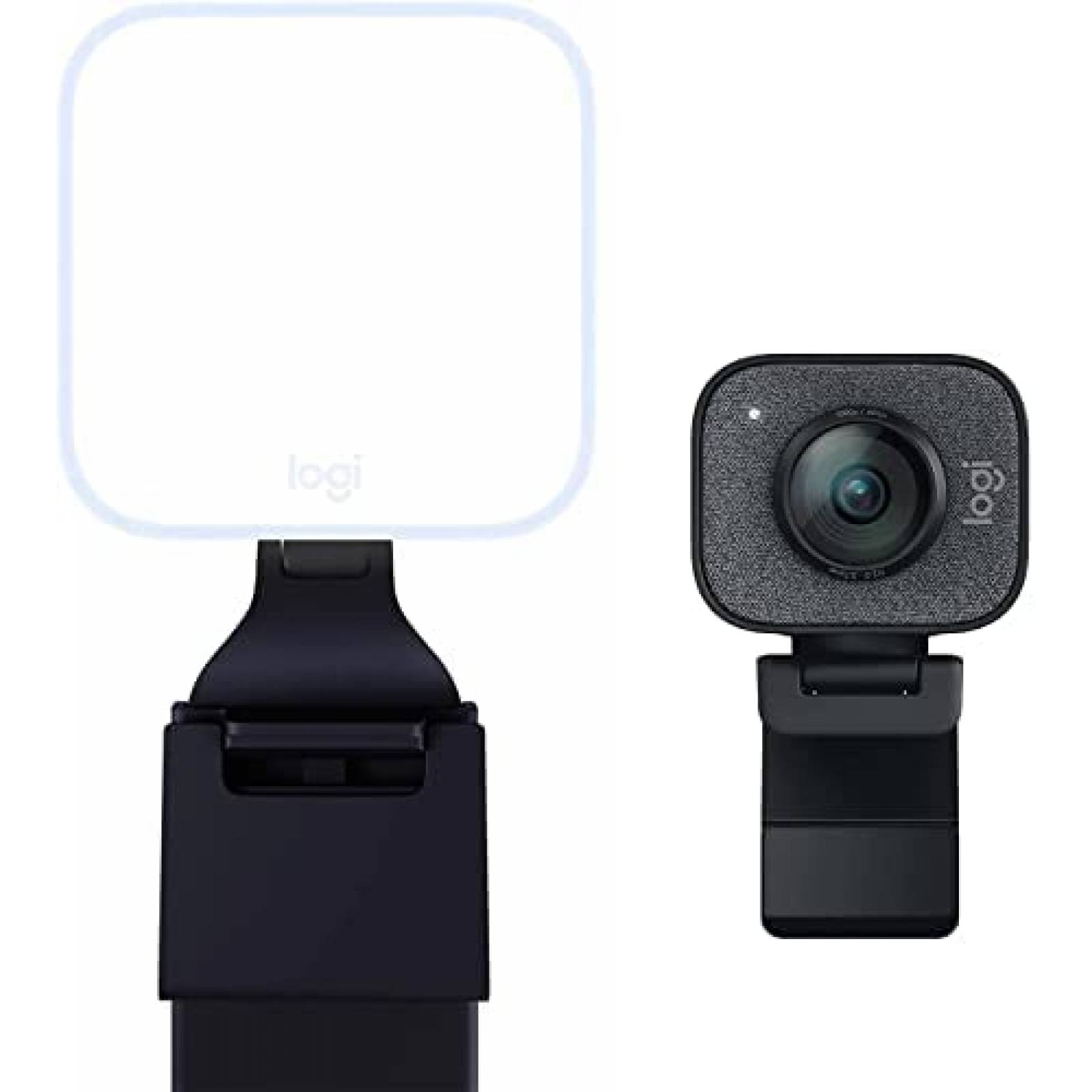 Camara Web Logitech Litra Glow Plus 1080p 60 fps + Luz LED