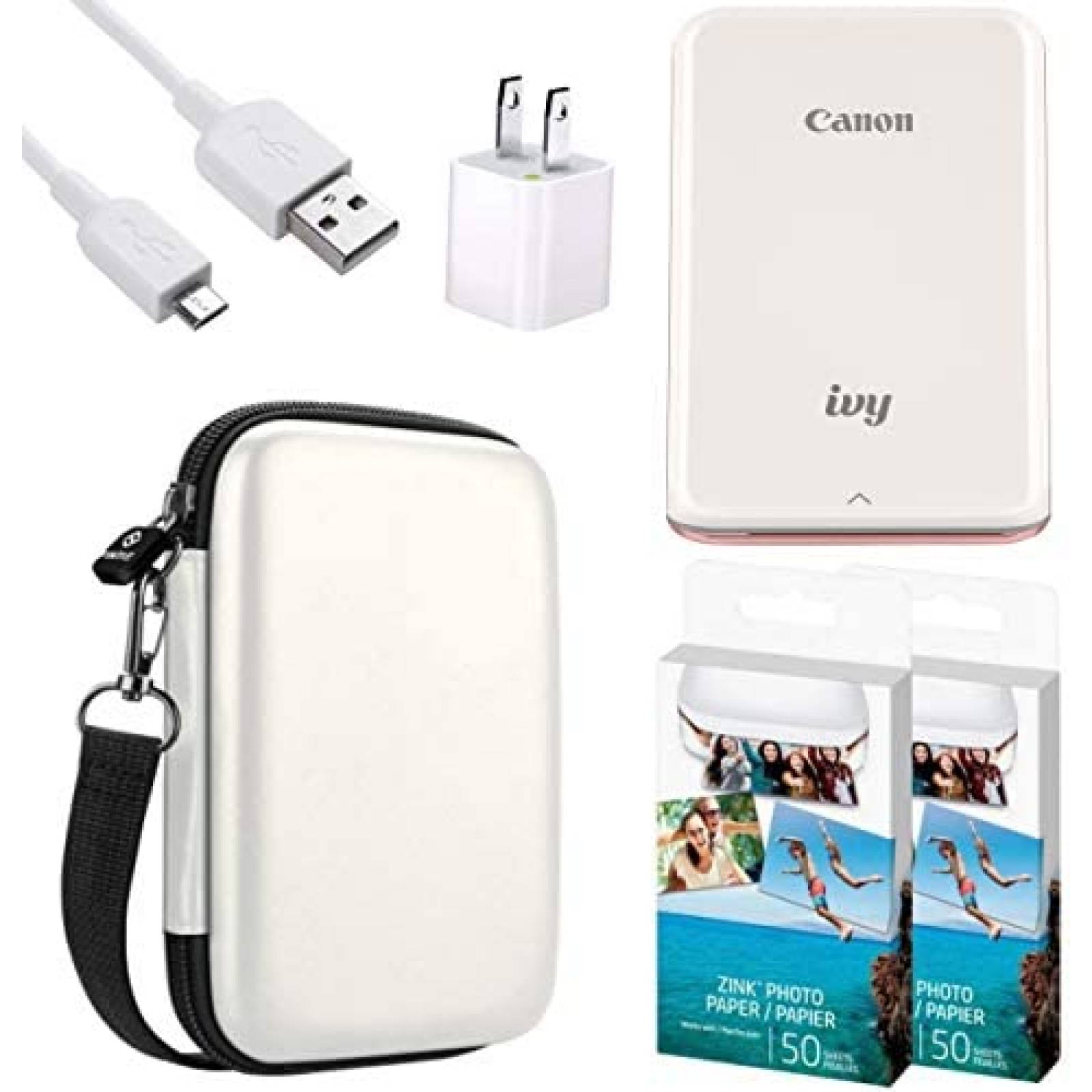 Mini Impresora Instantanea de Fotos Canon IVY con 100 Hojas