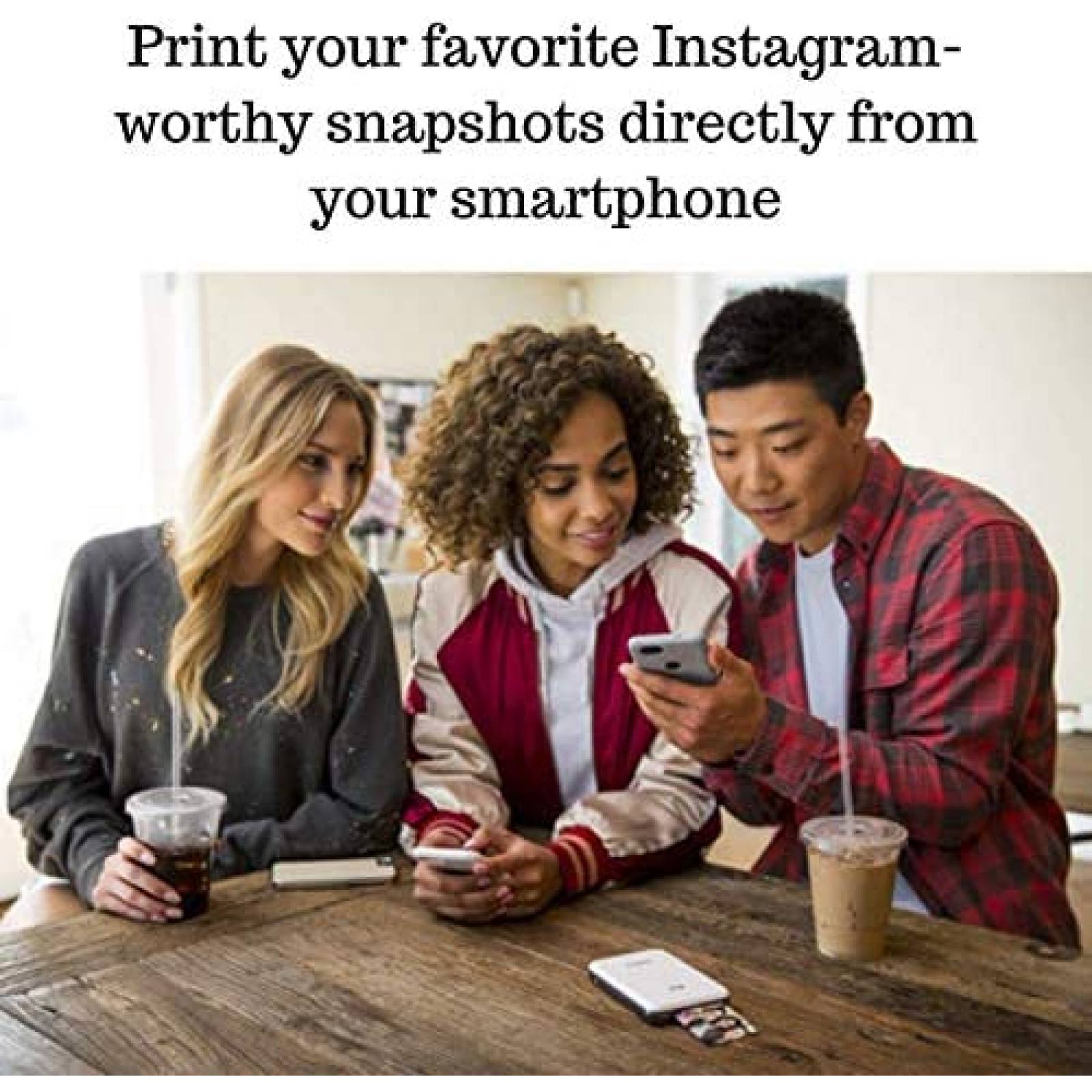 Mini Impresora Instantanea de Fotos Canon IVY con 100 Hojas