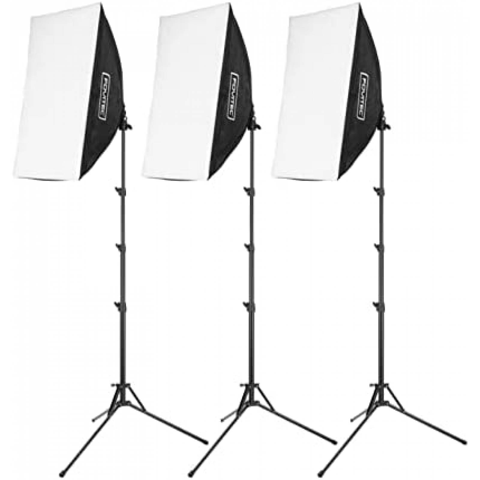 Kit De Iluminacion Fotografica FOVITEC 50 Con Dos Lamparas