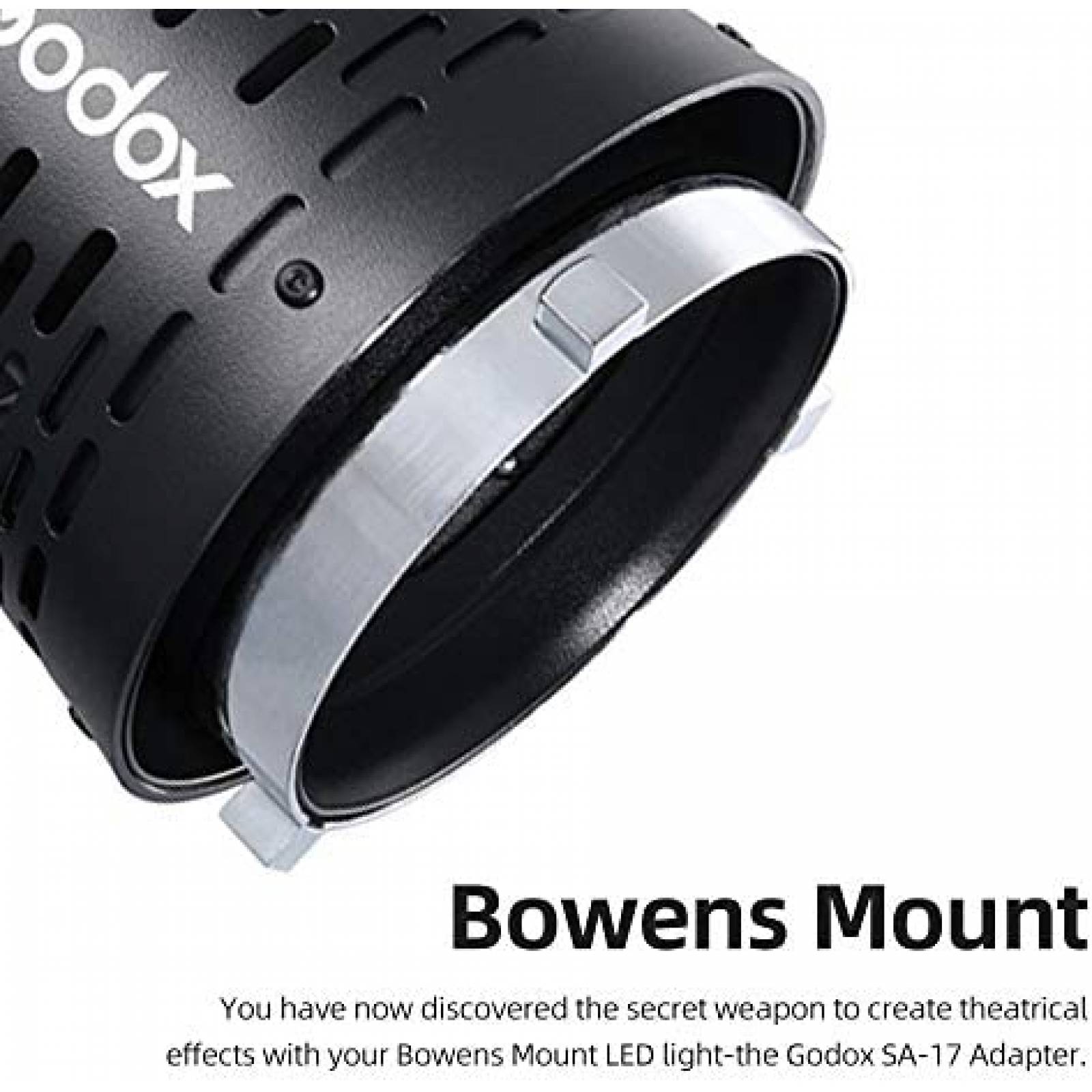 Adaptador de Montaje Godox SA-17 para Proyector Bowens Mount