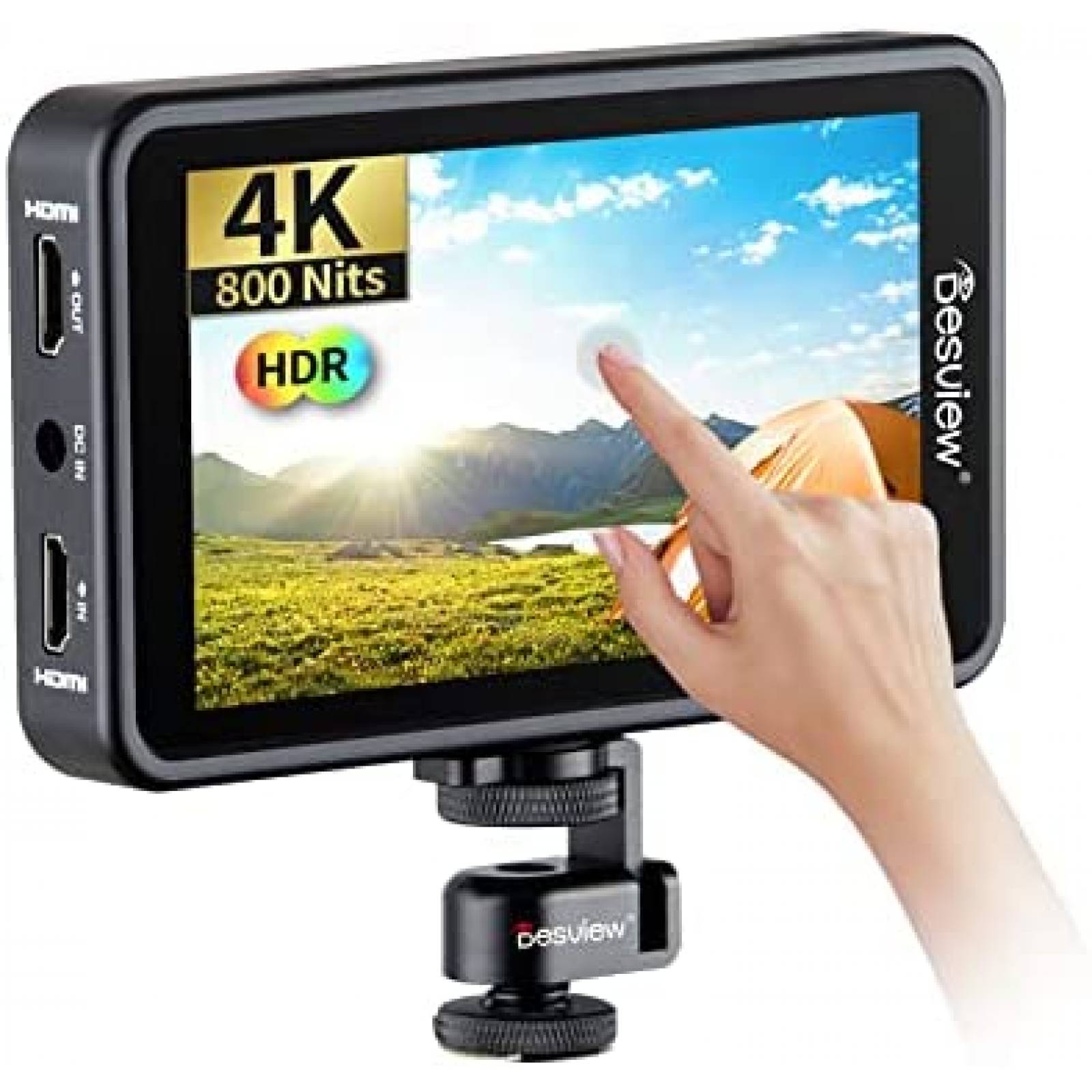 Monitor de Campo para Camara Desview R5II Profesional Tactil
