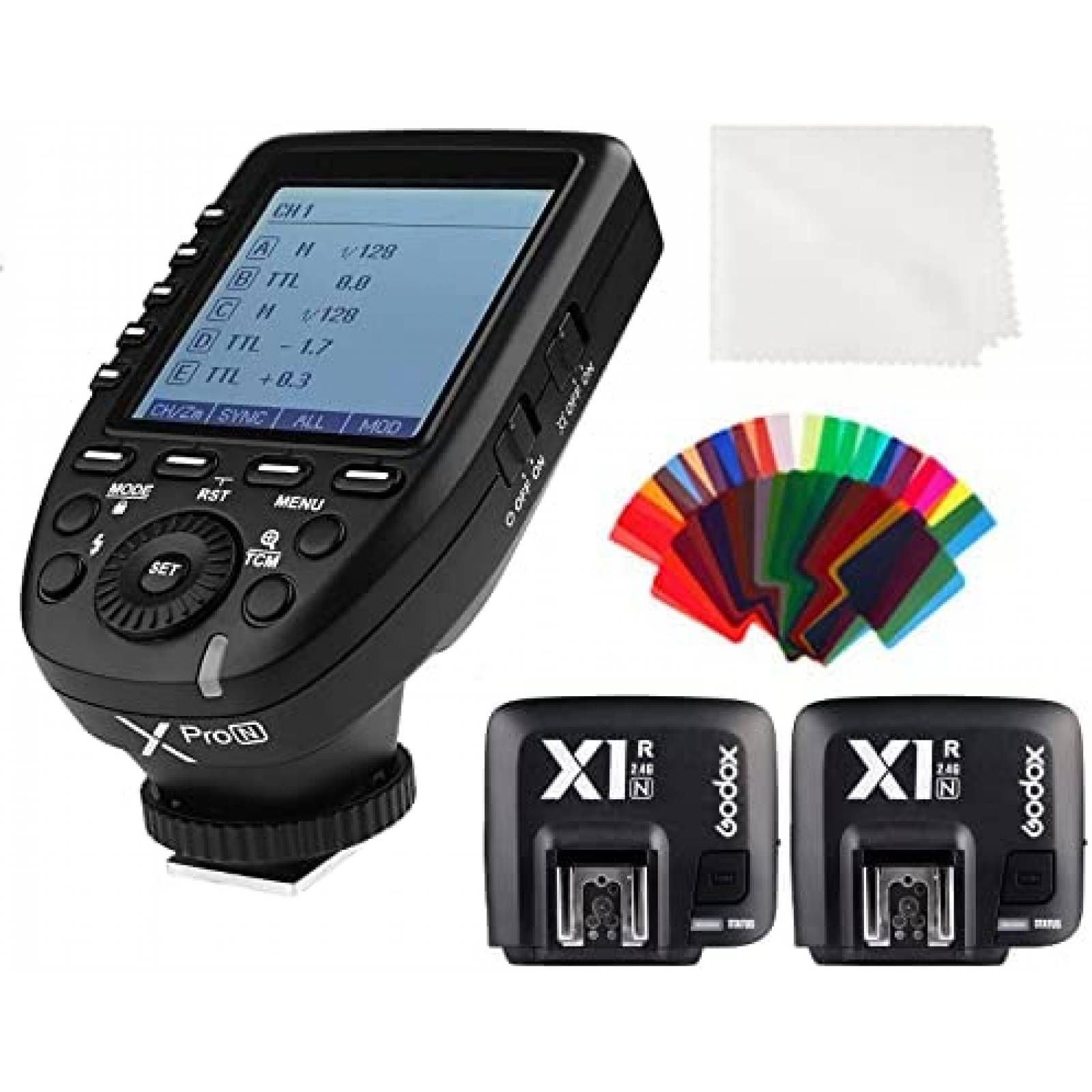 Kit Disparador Flash Godox XPro-N TTL LED USB Inalambrico