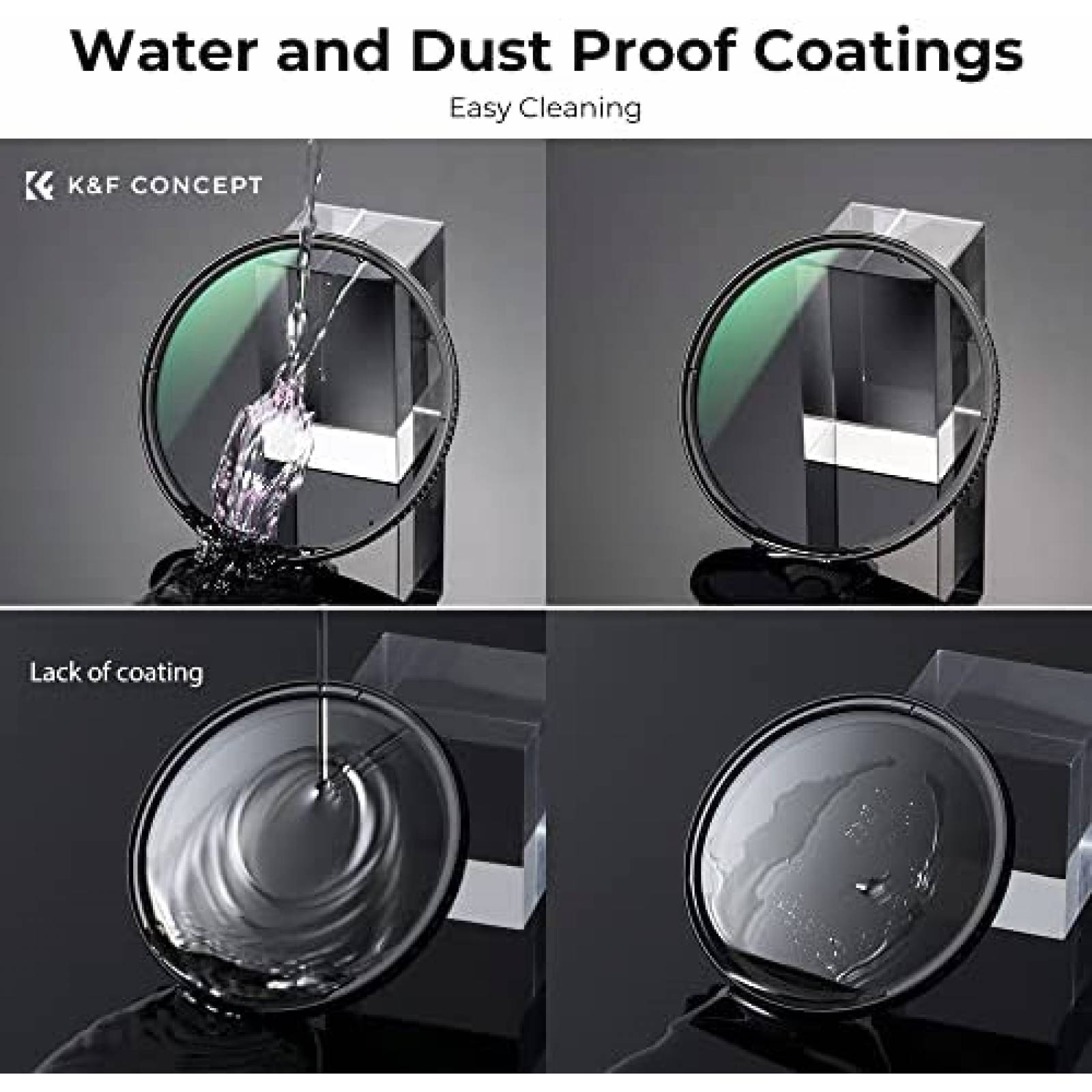 Filtro para Camara K&F 112mm Polarizado Nikon Z 14-24mm f2.8