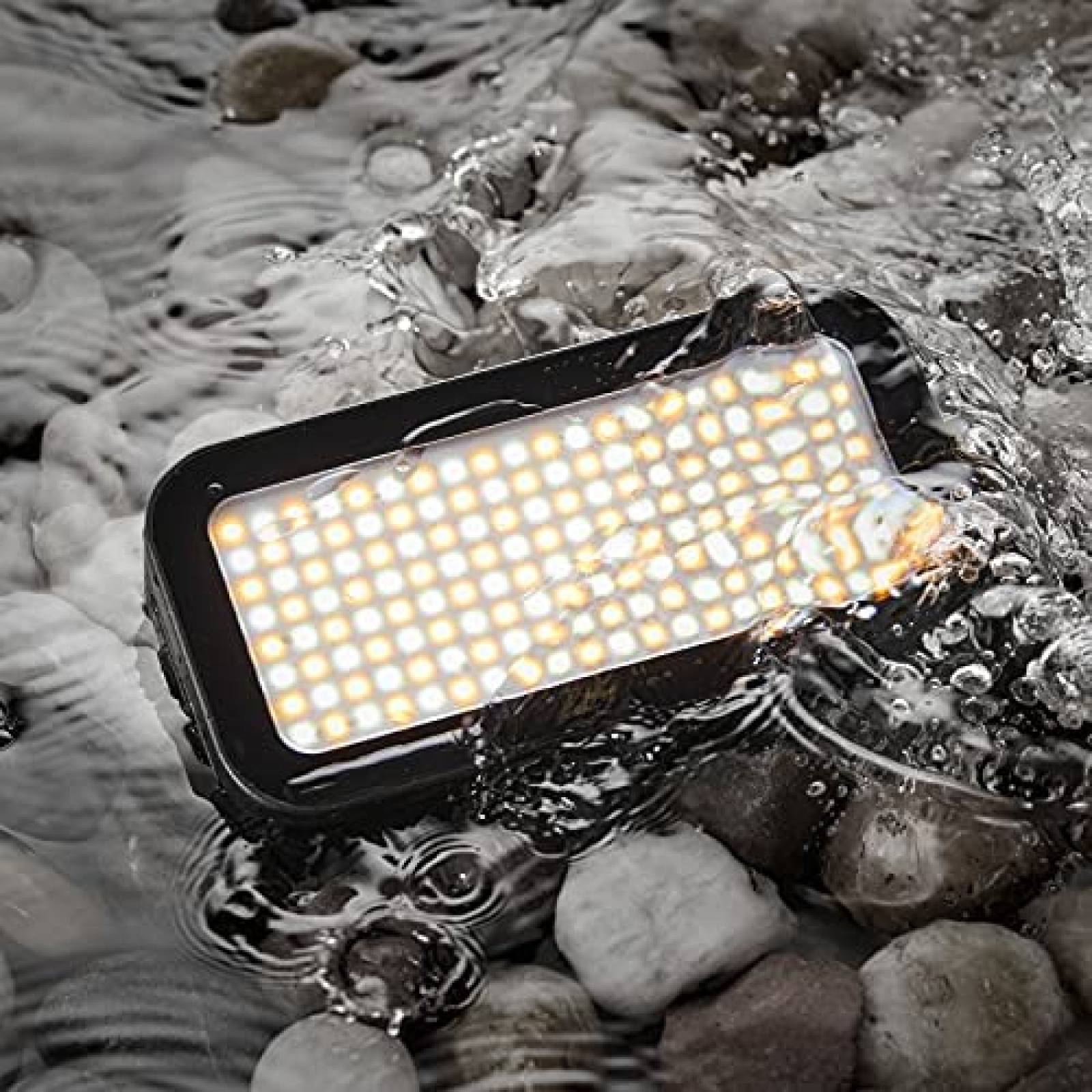 Luz Video Submarina Godox WL8P LED 10W 2700K-8500K -Negro