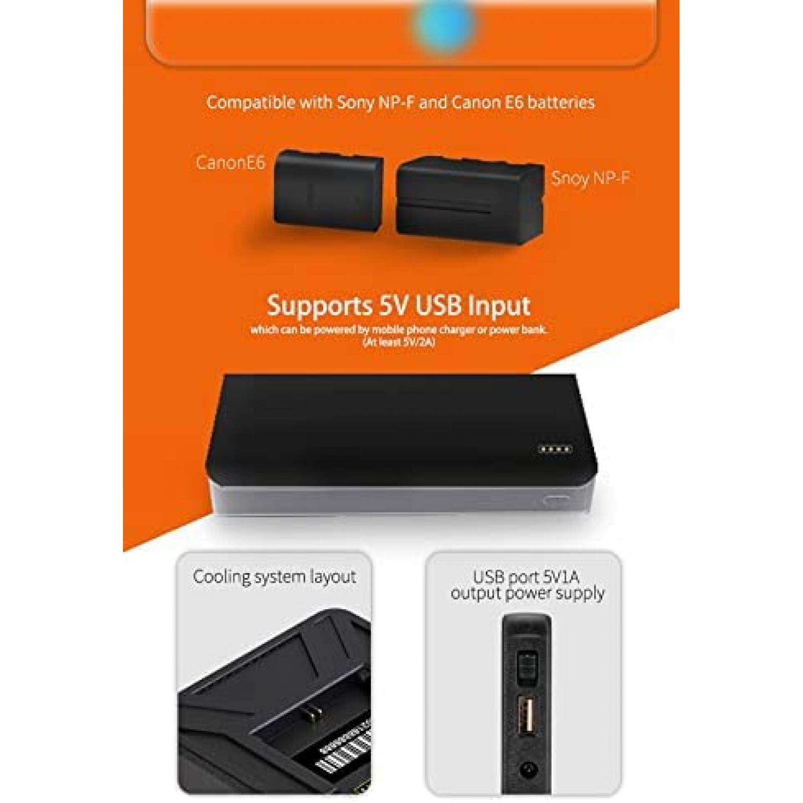 Monitor de Campo para Camara Portkeys PT5 II Tactil DSLR